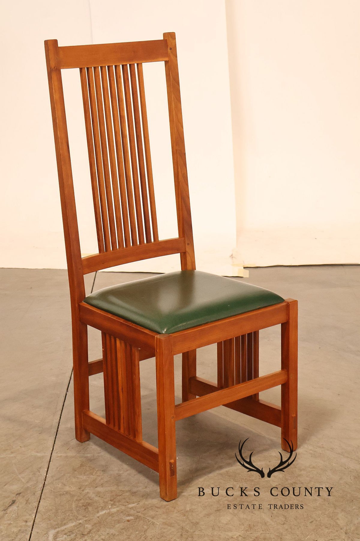 Stickley Mission Collection Cherry Spindle Back Dining Chairs Set Of 6