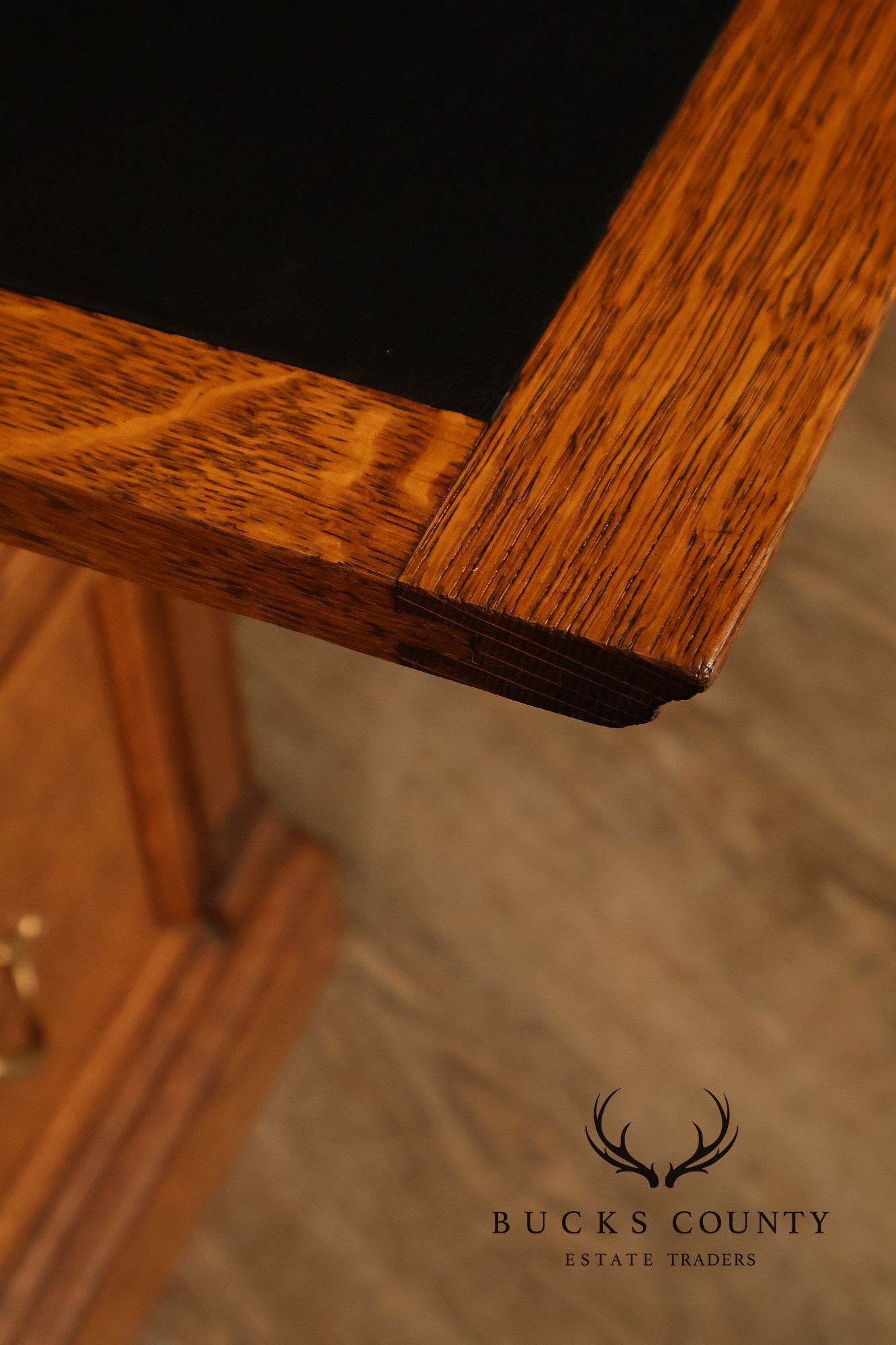 Exceptional Antique Quarter Sawn Oak Roll Top Desk With Carved 'Reading Hardware Co." Crest Panel