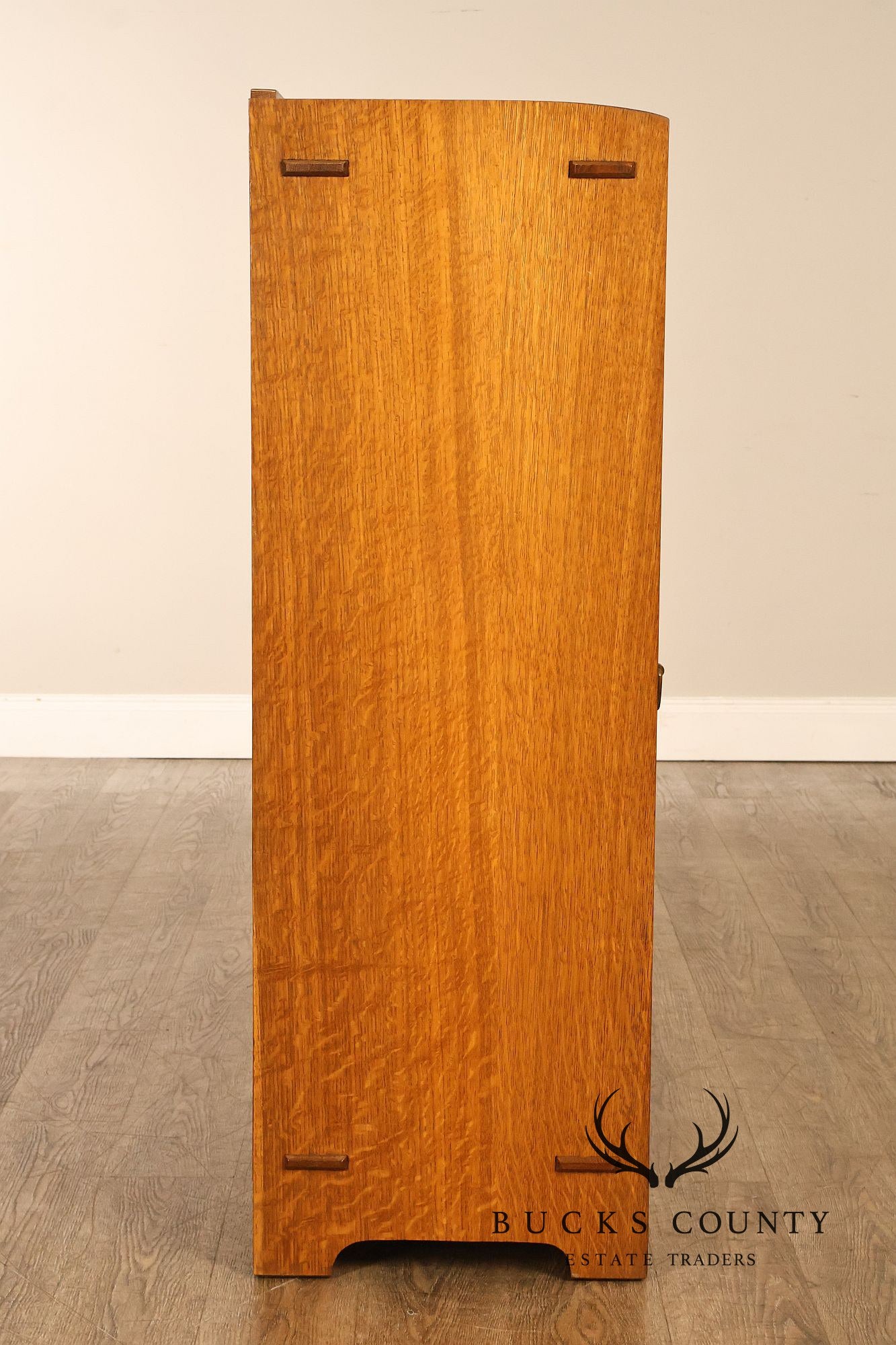 Antique Gustav Stickley No. 70 Mission Oak Music Cabinet