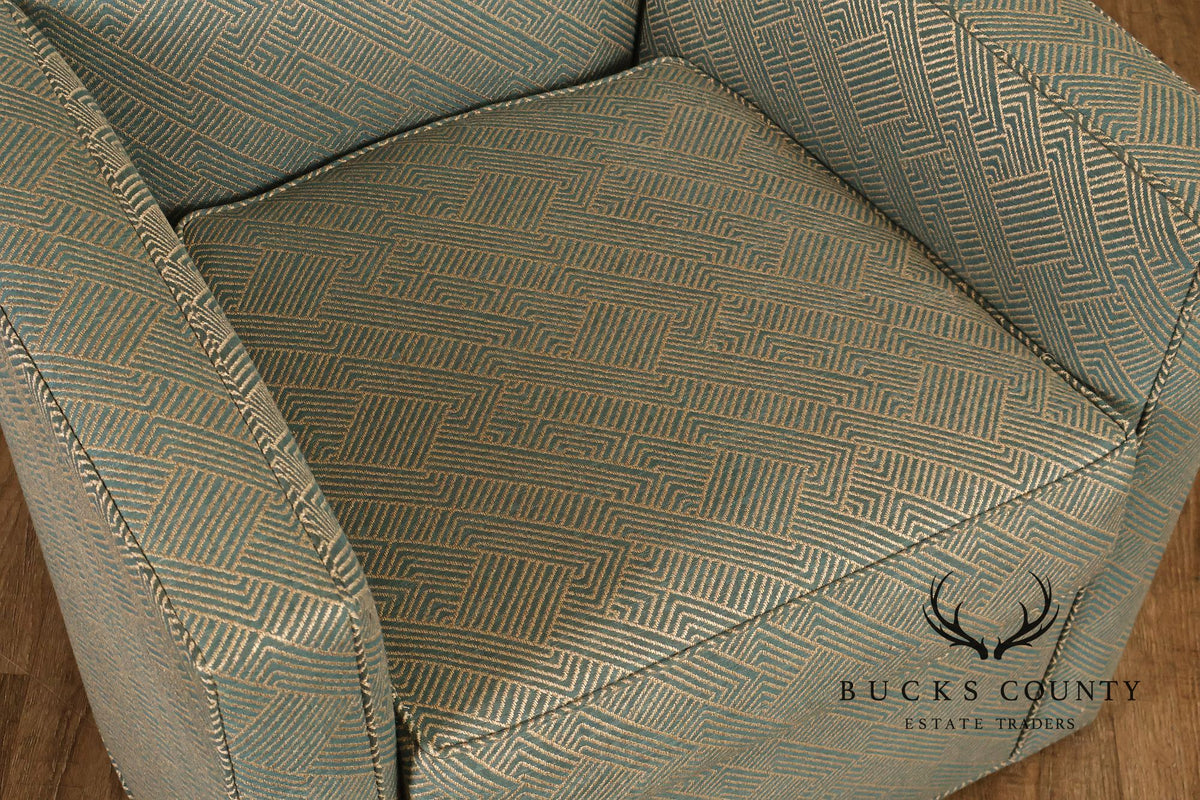 Ethan Allen Contemporary Pair of 'Turner' Armchairs