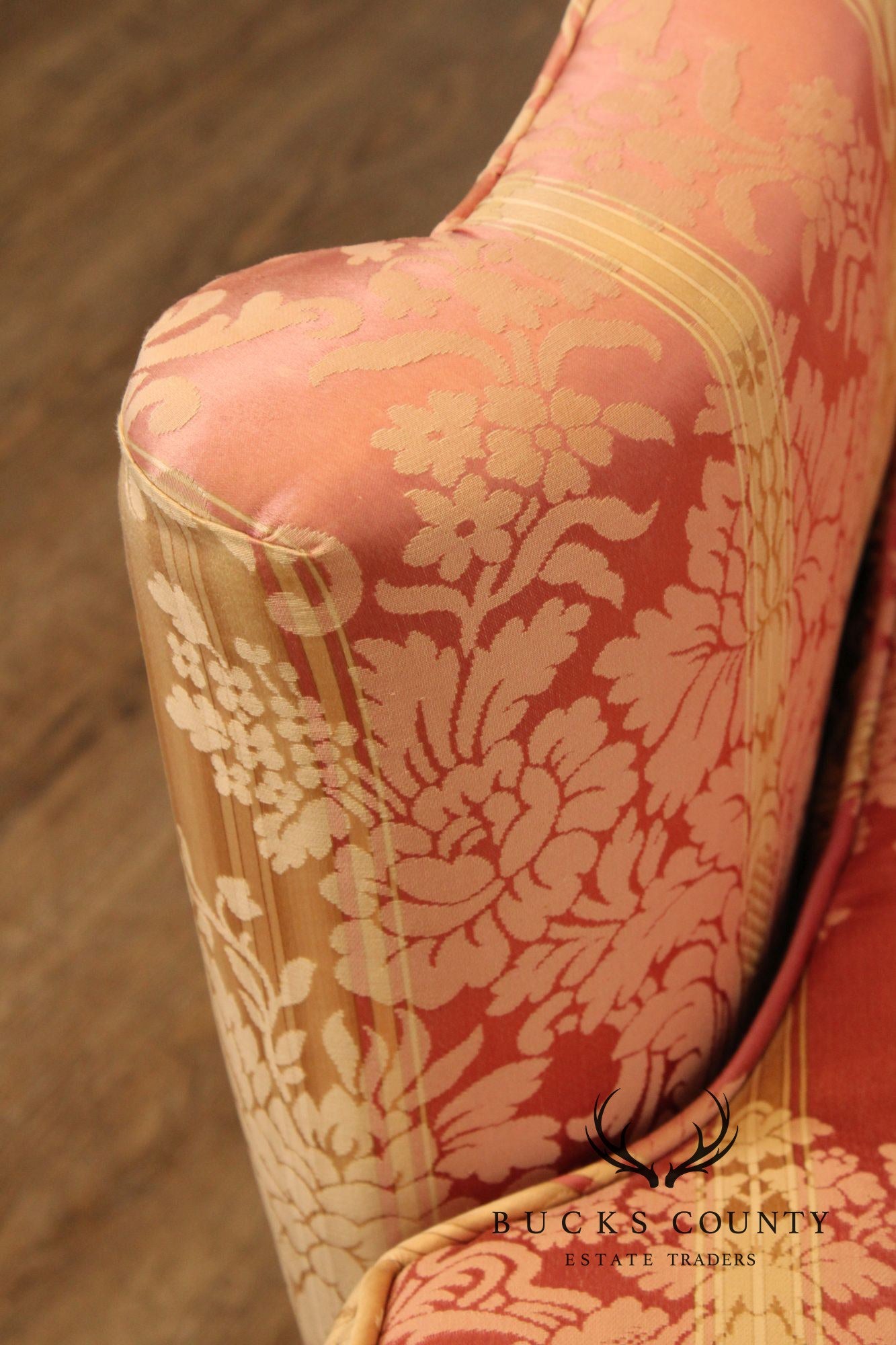 Chippendale Style Ball and Claw Foot Wing Chair