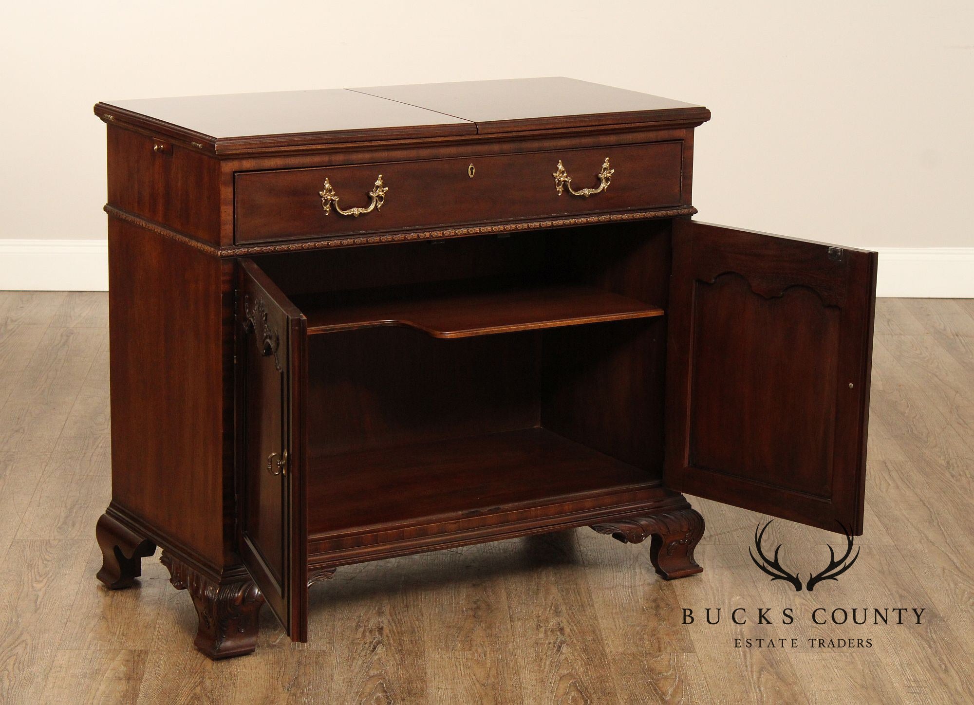 Henredon 'Rittenhouse Square' Mahogany Flip-Top Server