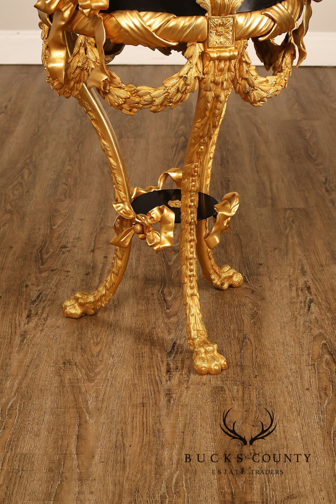 Fine Quality Bronze And Marble Louis XVI Style Gueridon Table