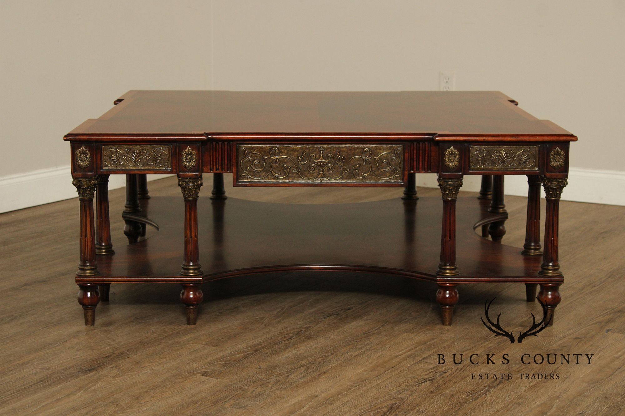 Theodore Alexander 'Classical Gathering' Mahogany Coffee Table