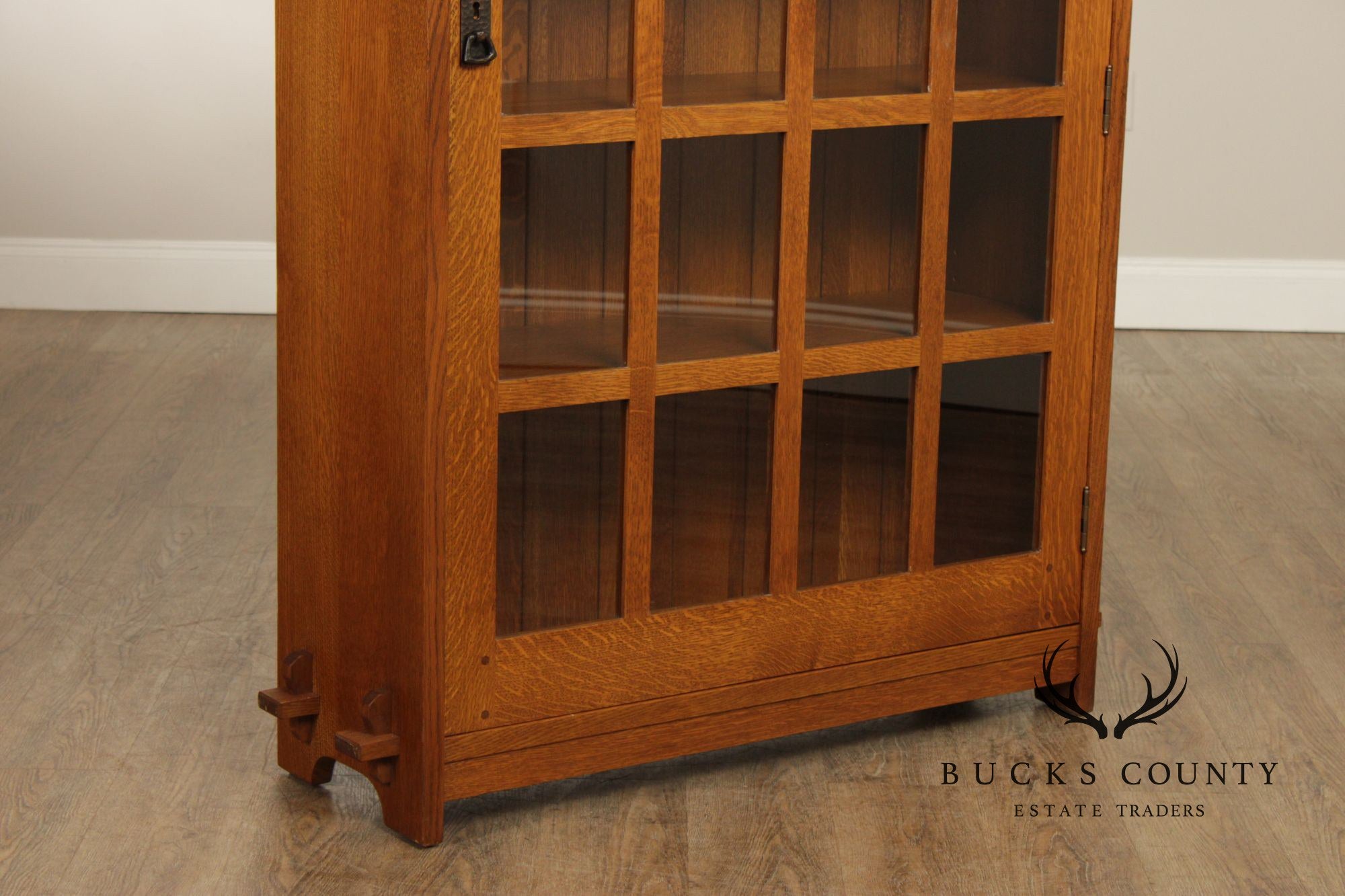 Stickley Mission Collection Oak Single Door Bookcase