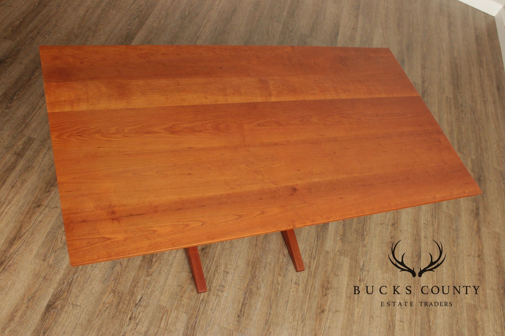 Thomas Moser Cherry Edo Trestle Dining Table