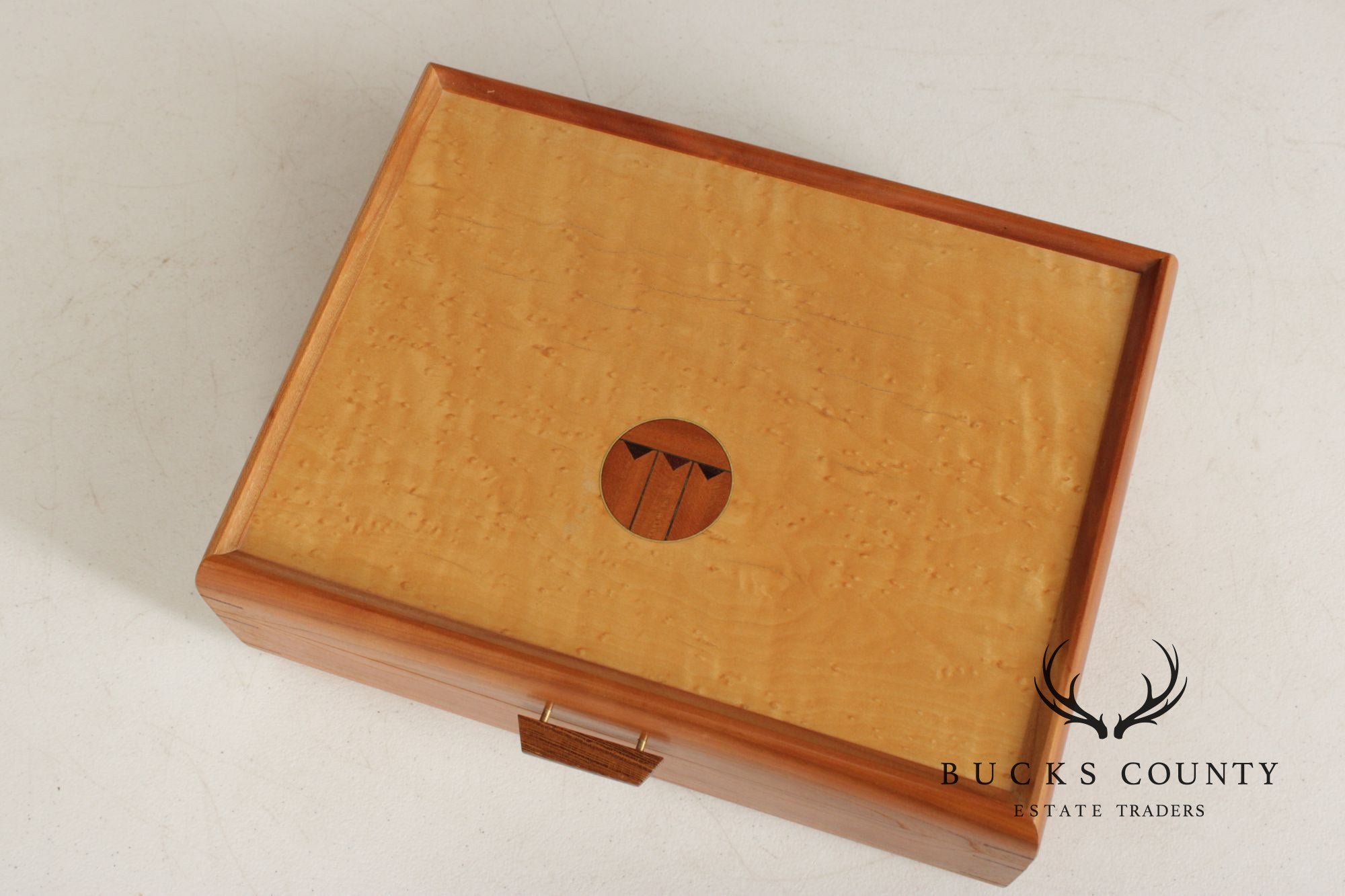Studio Mixed Wood Desktop Cigar Humidor