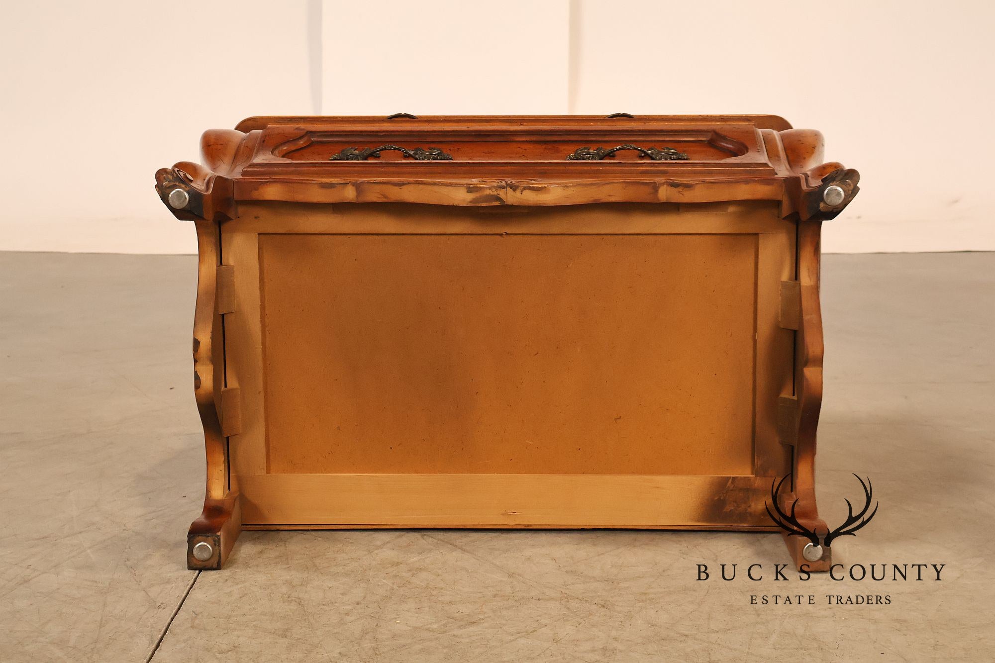 Baker Milling Road Pair Of French Country Nightstands Bombe Chests