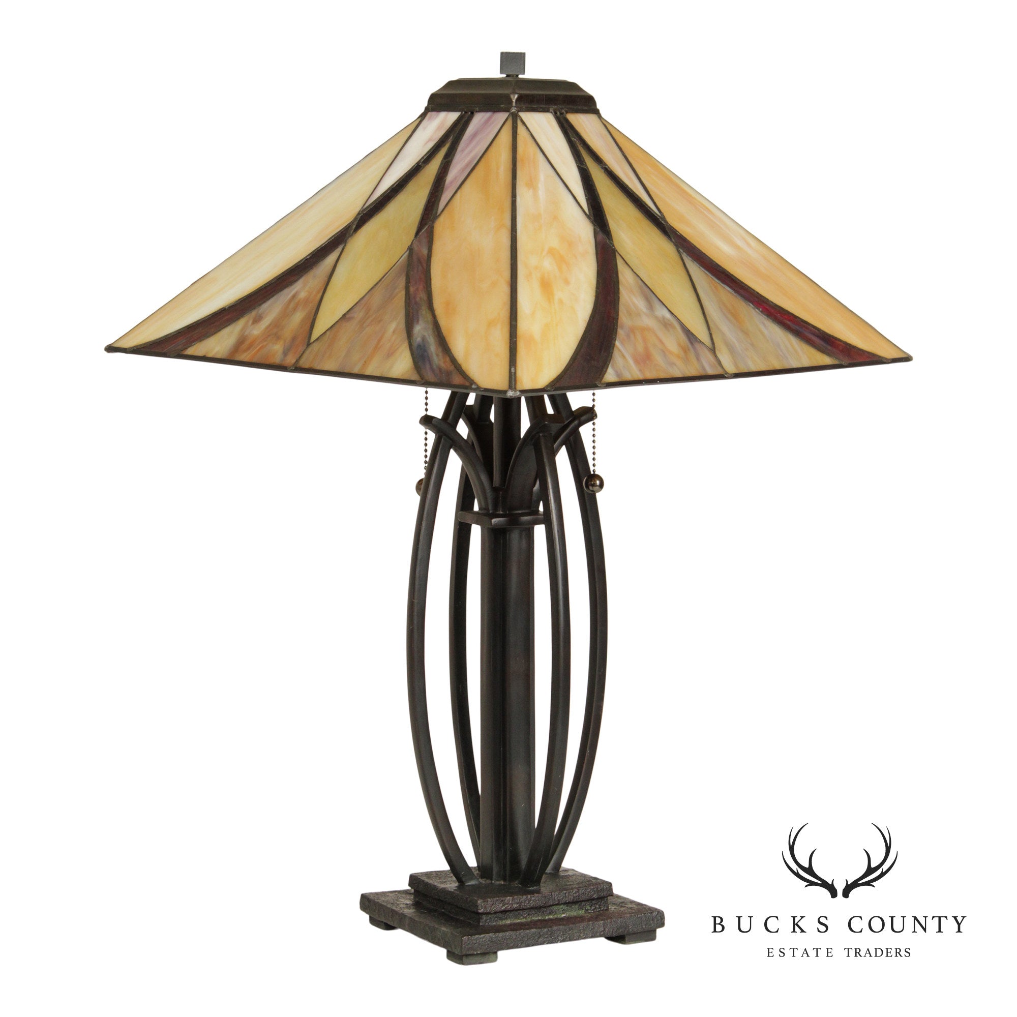 Quoizel 'Asheville' Stained Glass Table Lamp