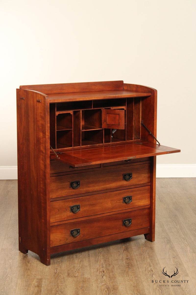 Stickley Mission Cherry Drop Front Writing Desk