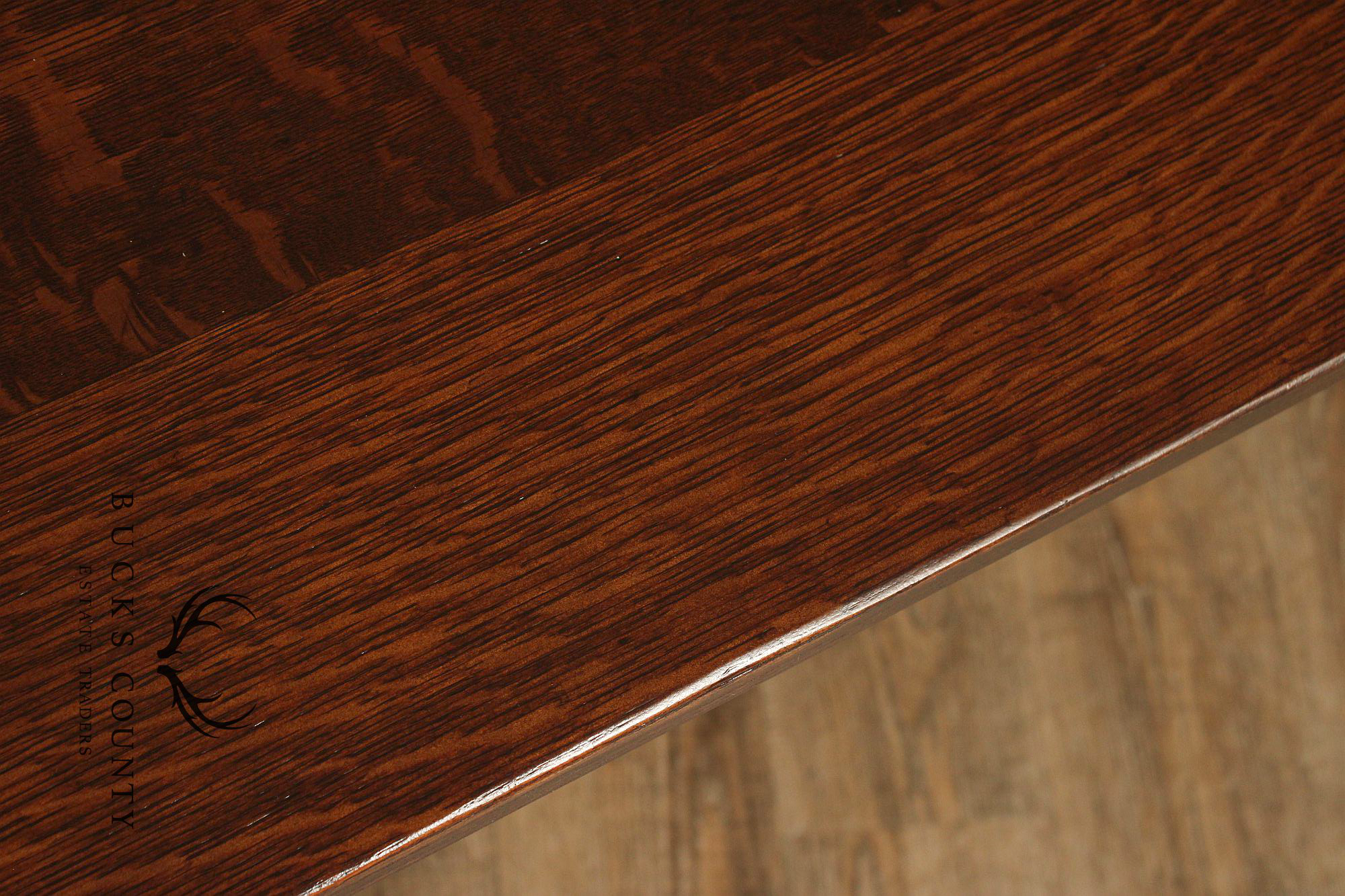 L. & J.G. Stickley Antique Mission Oak Trestle Table #593