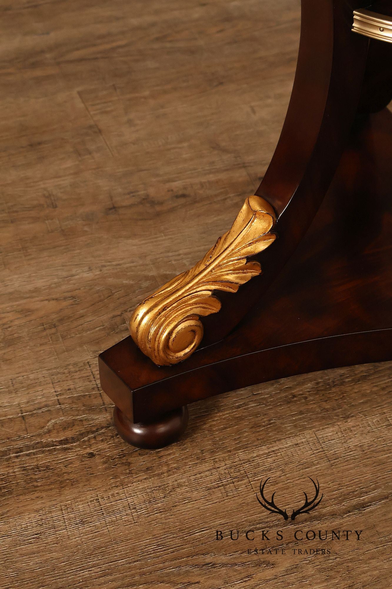 Theodore Alexander Pair of 'After Dinner Drinks' Mahogany Side Tables