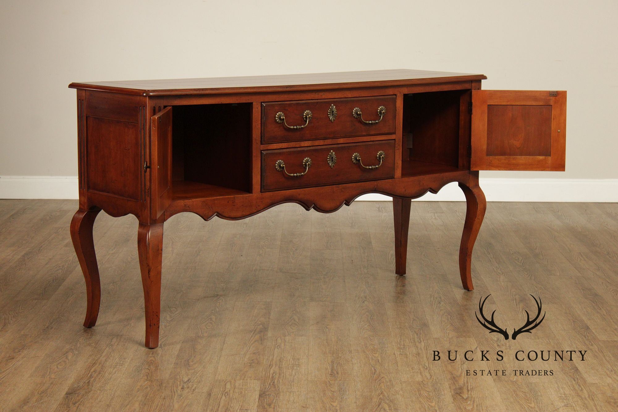 Hickory White French Country Style Cherry Sideboard