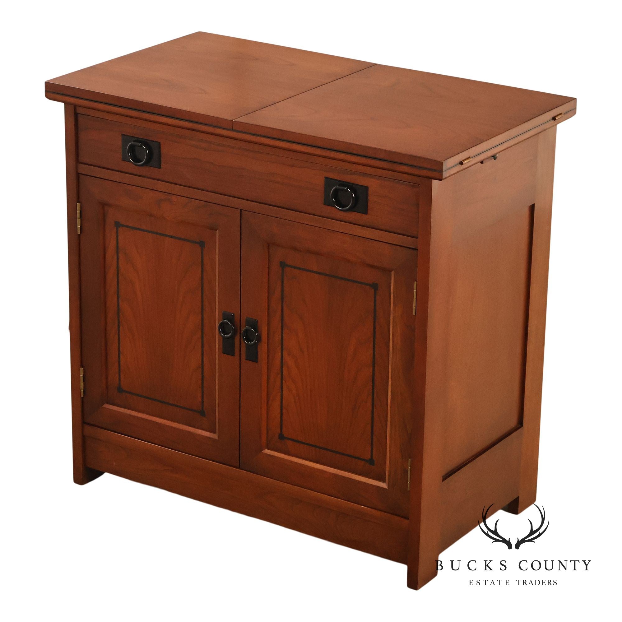 Stickley 21st Century Collection Cherry Mobile Server