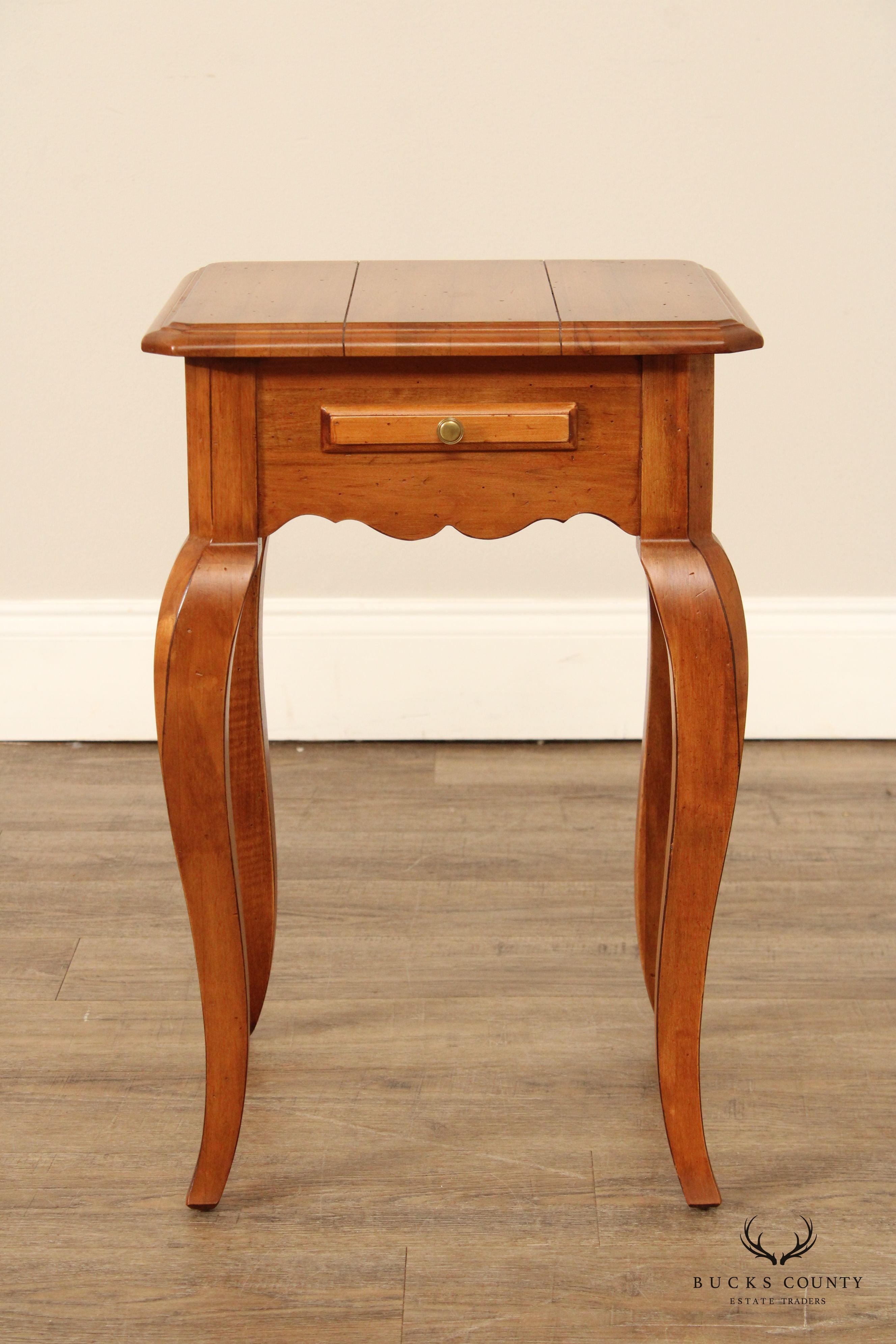 Ethan Allen Country French Style Side Table