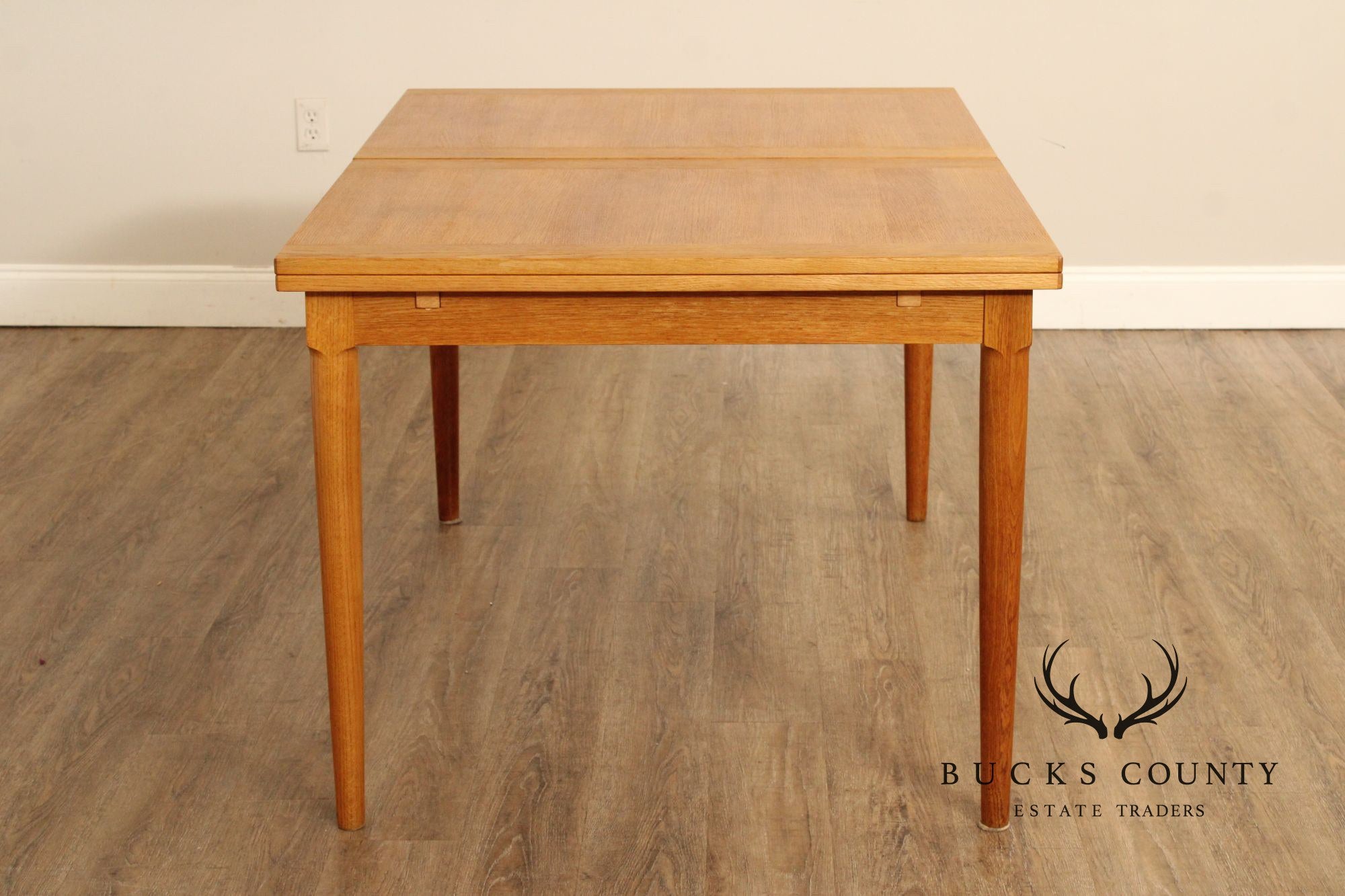 Danish Modern Extendable Dining Table