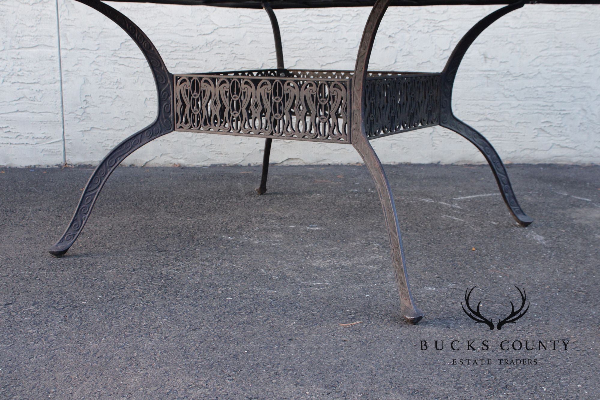 Hanamint Cast Aluminum 'Turin' Outdoor Dining Table