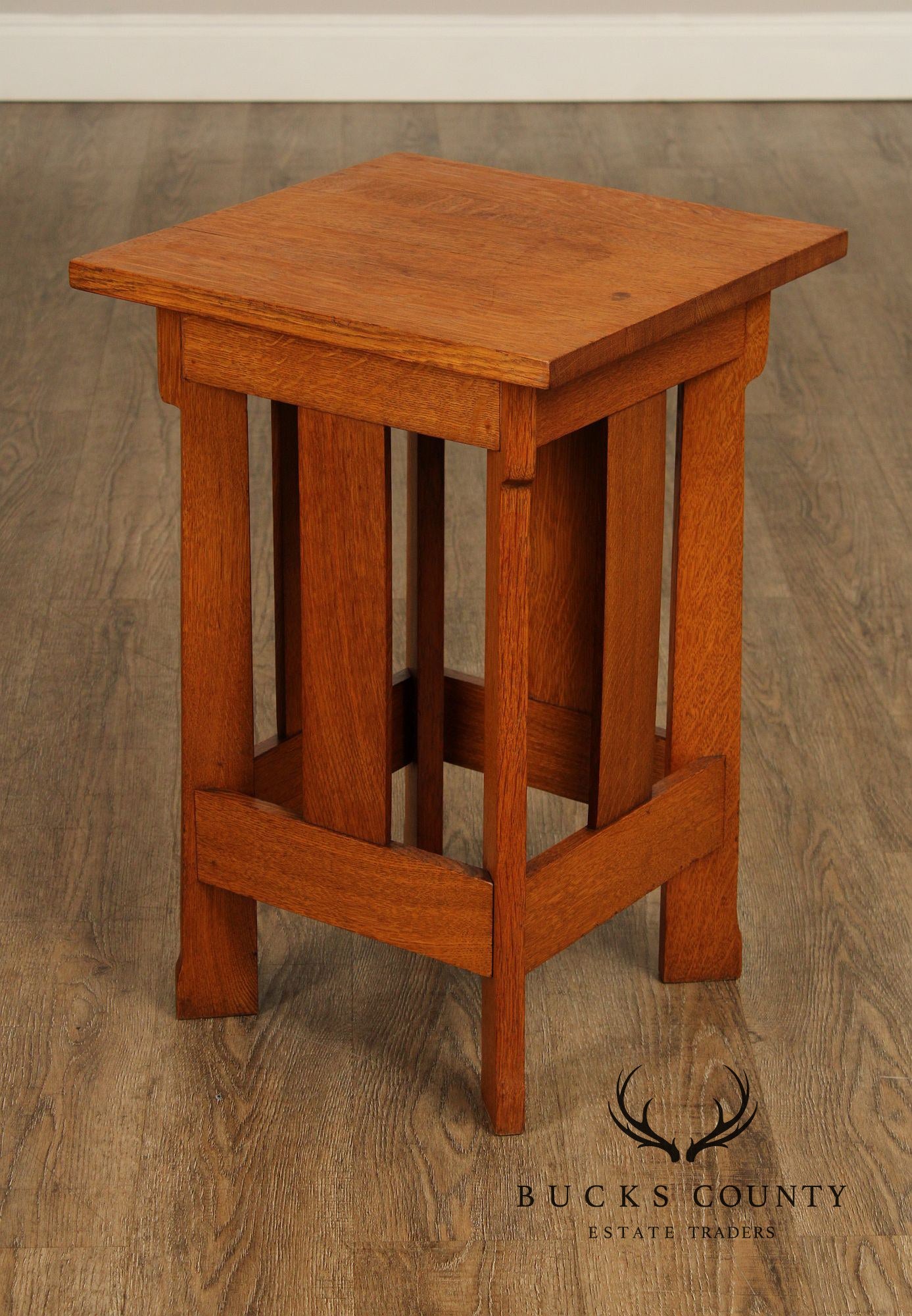 Stickley Brothers Antique Mission Oak Tabouret