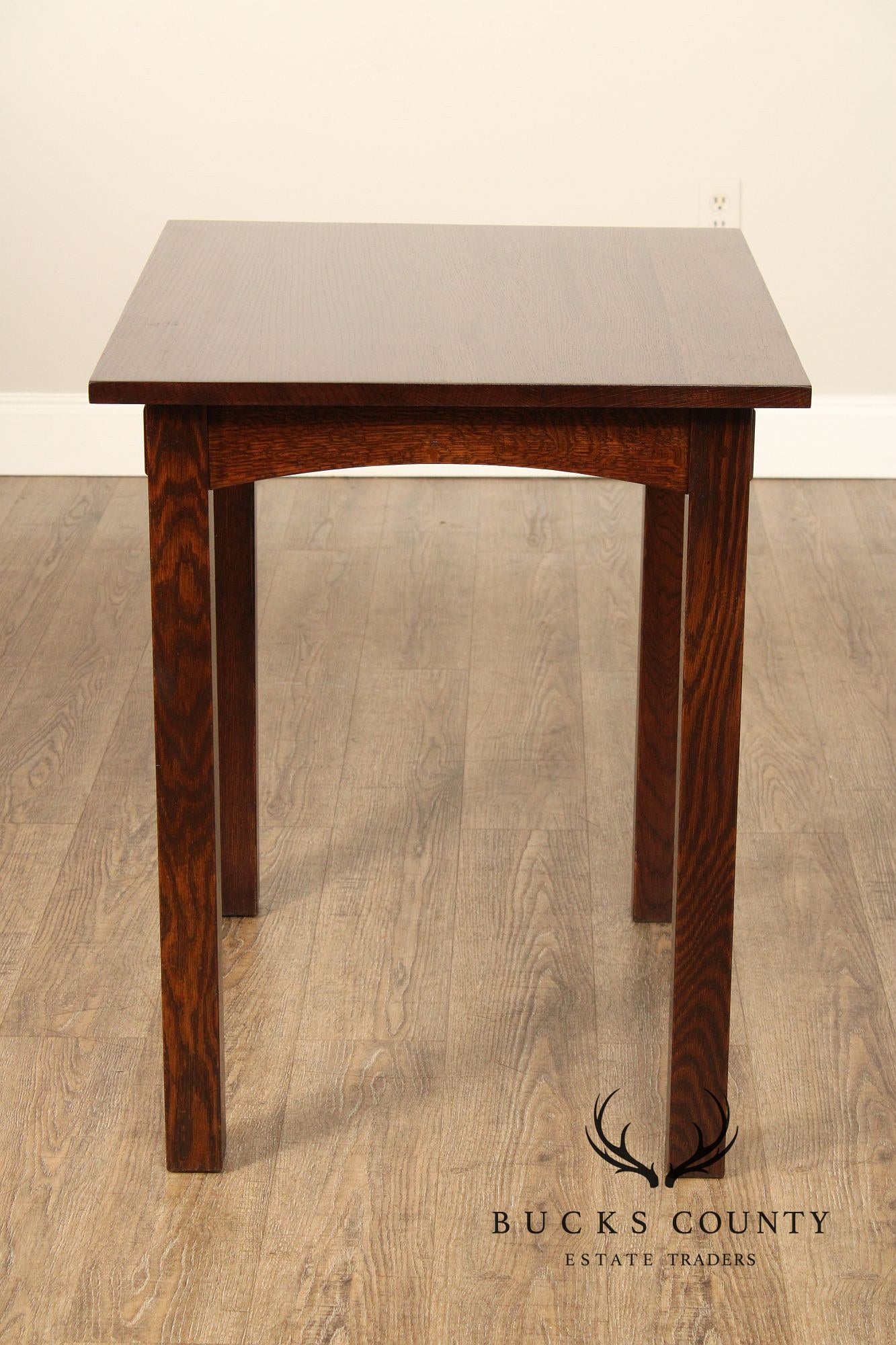 Stickley Mission Style Oak Side Or Writing Table