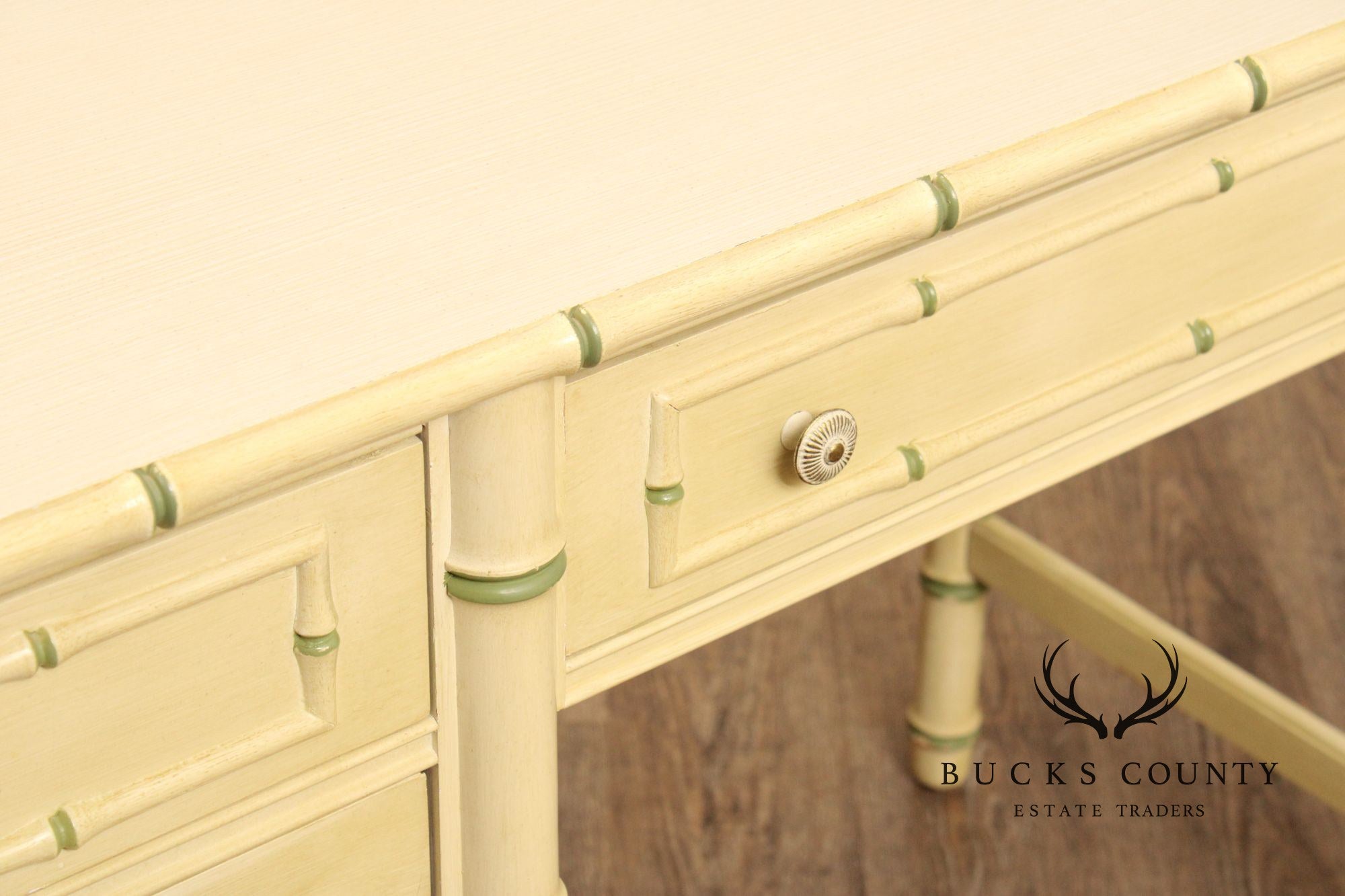 Thomasville 'Allegro' Faux Bamboo Writing Desk