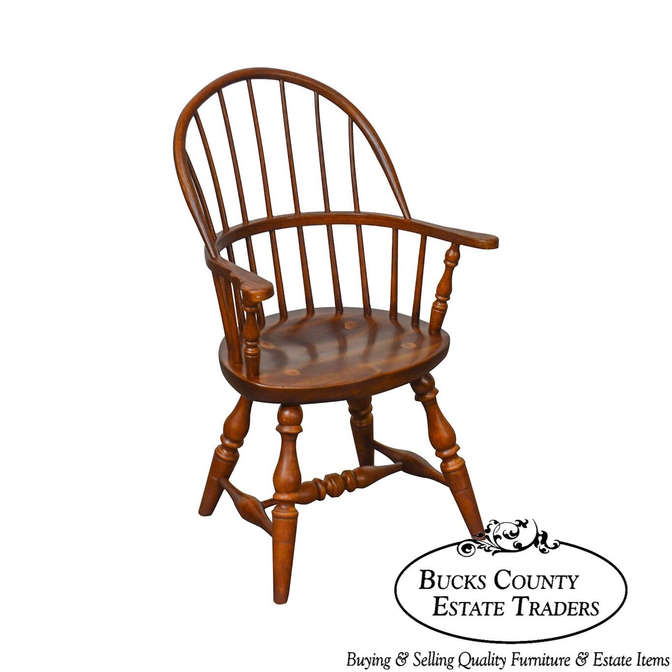 Frederick Duckloe & Bros Windsor Style Childs Diminutive Size Arm Chair