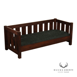 Stickley Mission Collection Oak Settle