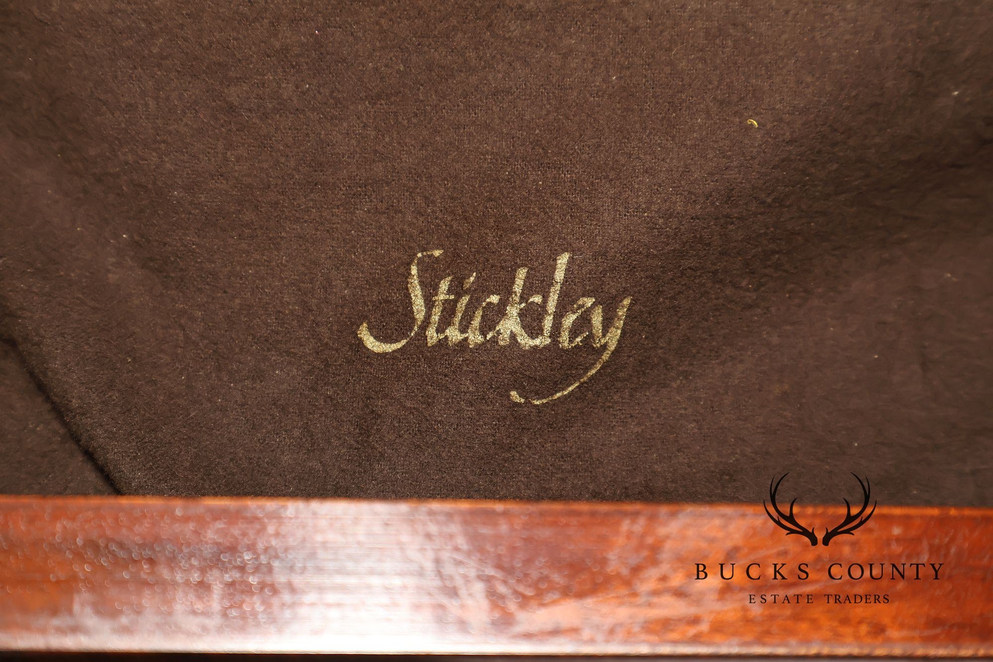 Stickley Traditional Mahogany Flip-Top Server Cabinet