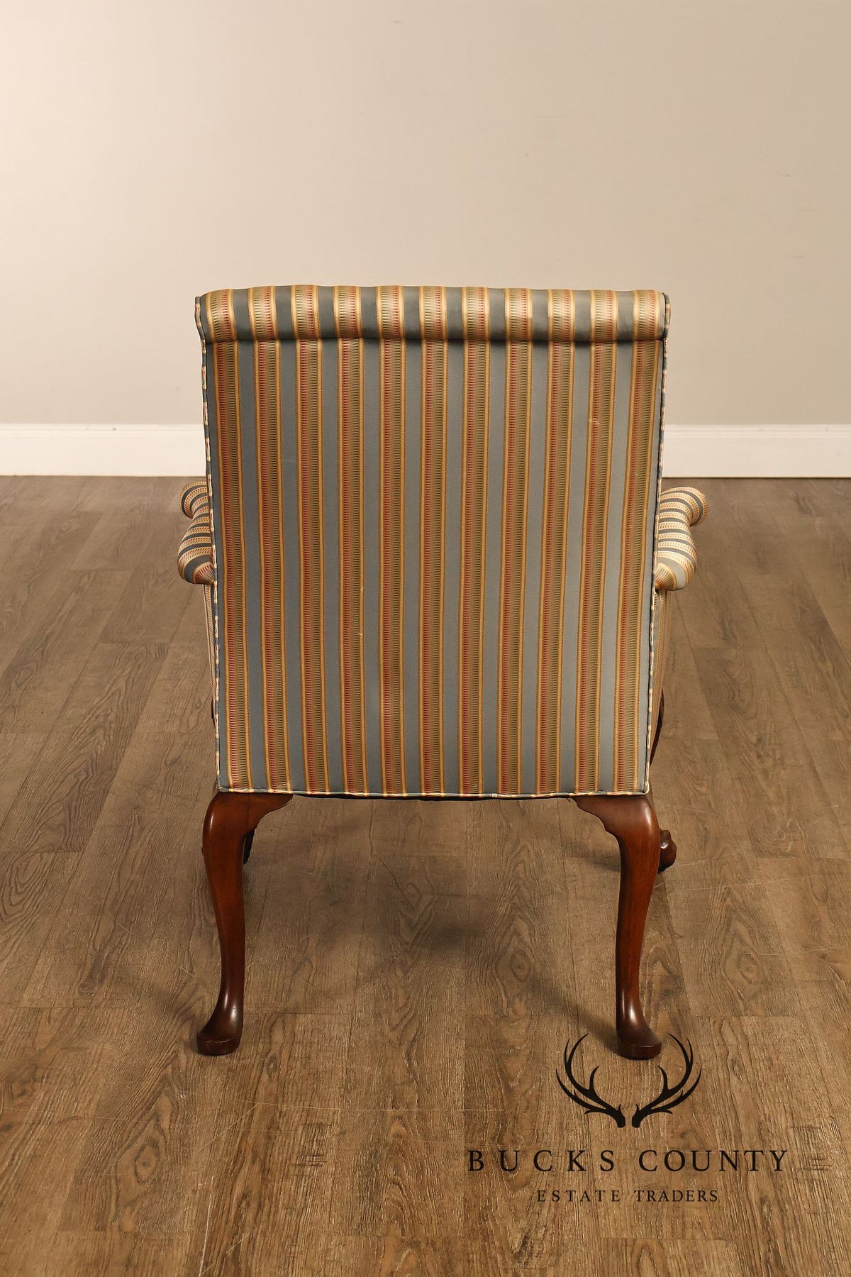 Georgian Style Carved Mahogany Armchair