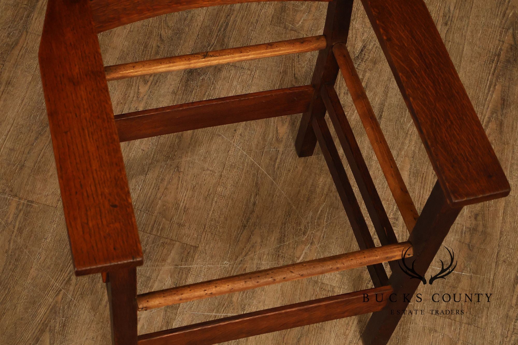 Gustav Stickley Antique Mission Oak Armchair