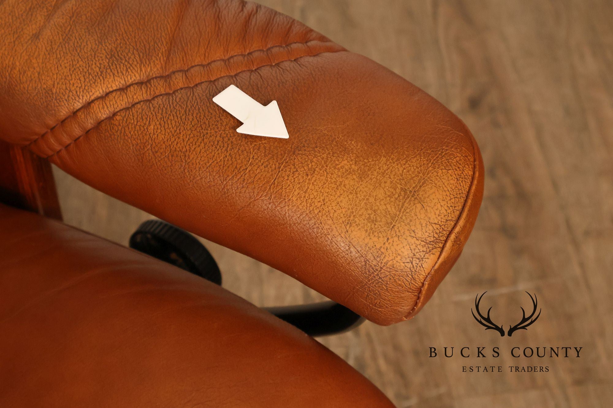 Ekornes Stressless Leather Recliner Chair And Ottoman