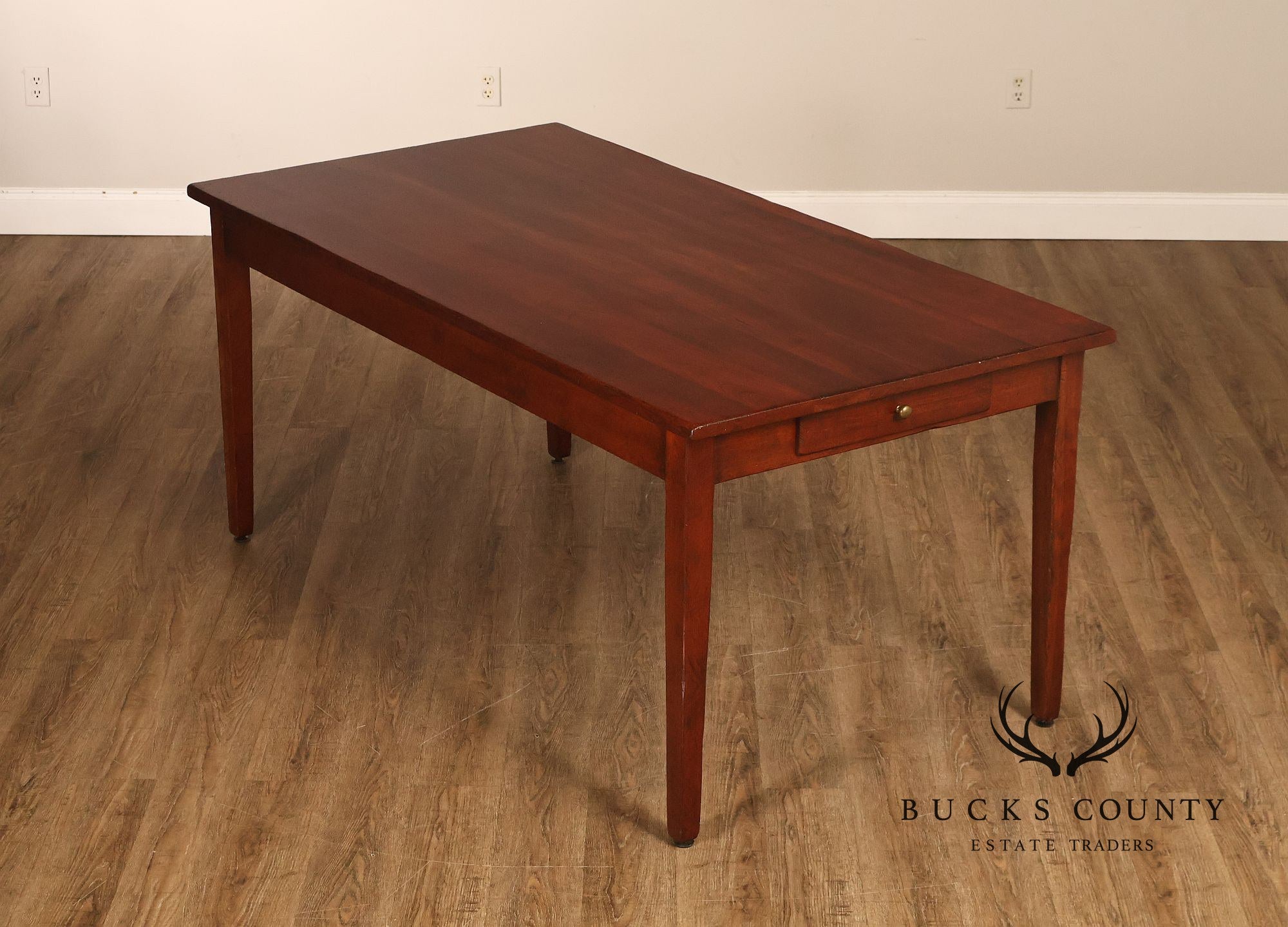 Wright Shaker Style Cherry Dining Table Farmhouse Table