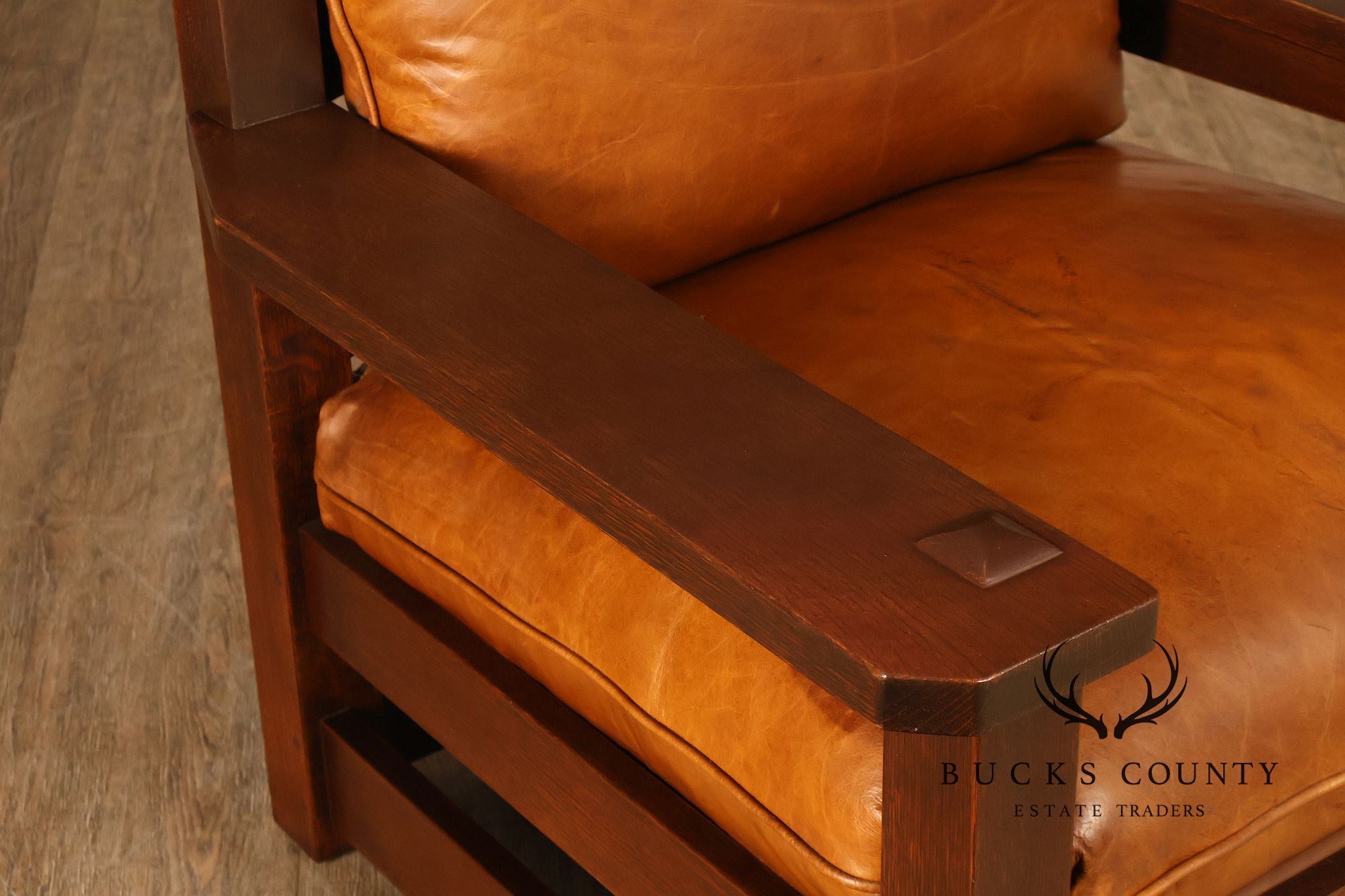 Stickley Mission Collection Oak Eastwood Lounge Chair