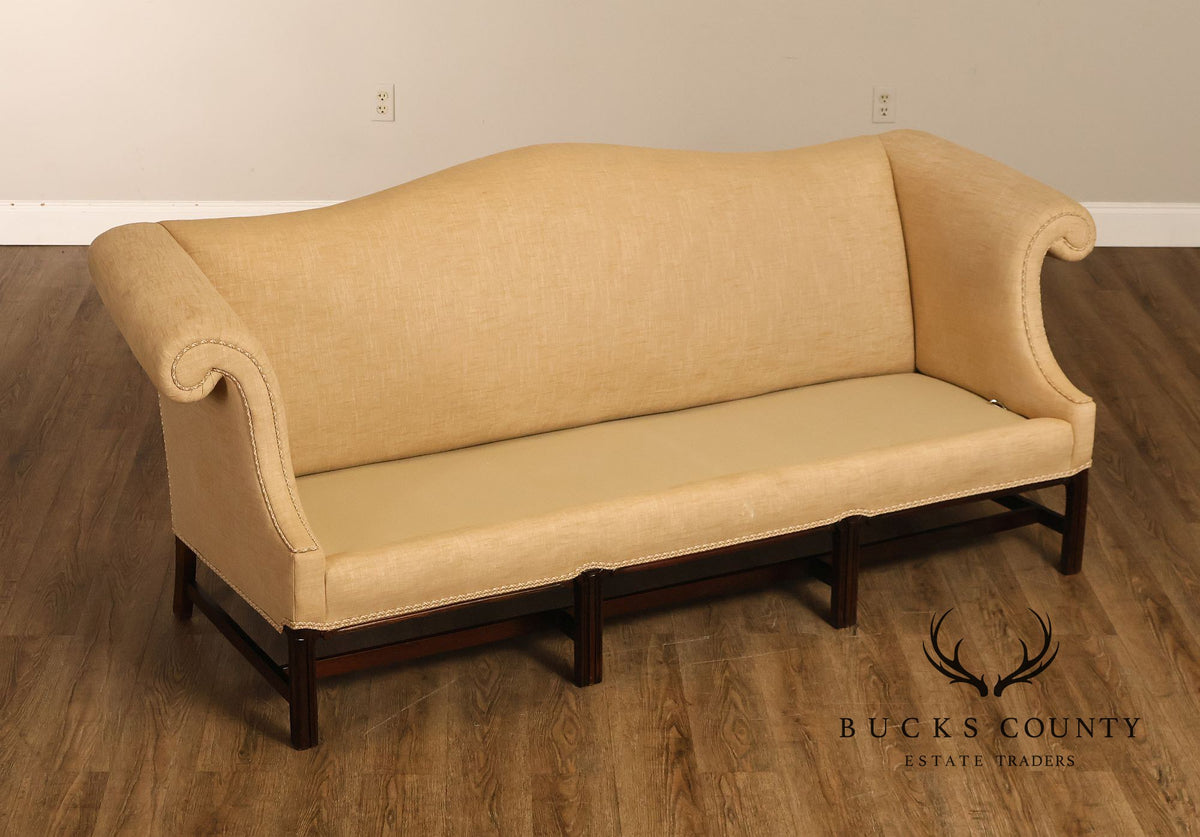 Hickory Chair Chippendale Style Camelback Sofa