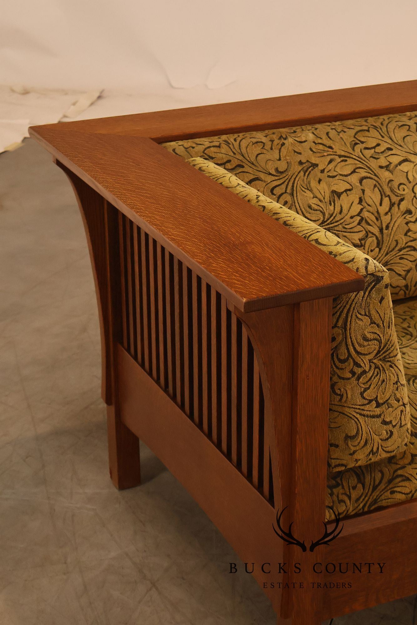 Stickley Mission Collection Oak Prairie Settle