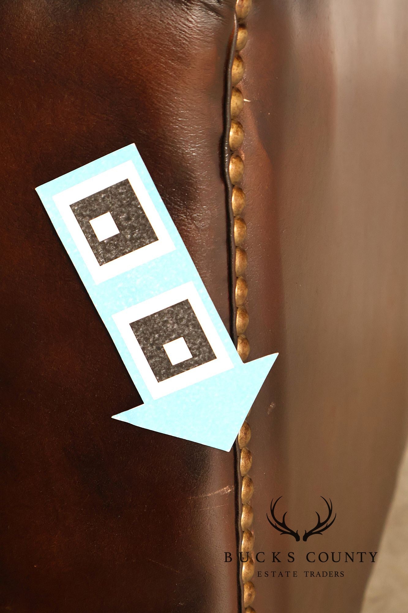 Distressed Brown Single Seater Cushion Chesterfield