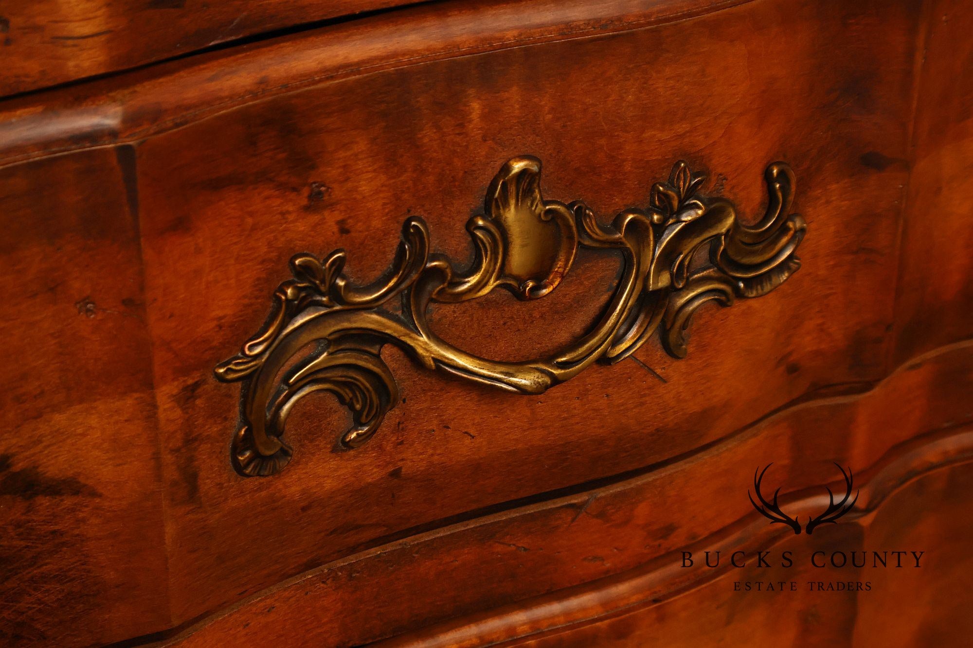 Century Furniture  French Provincial Style Marble Top Chest