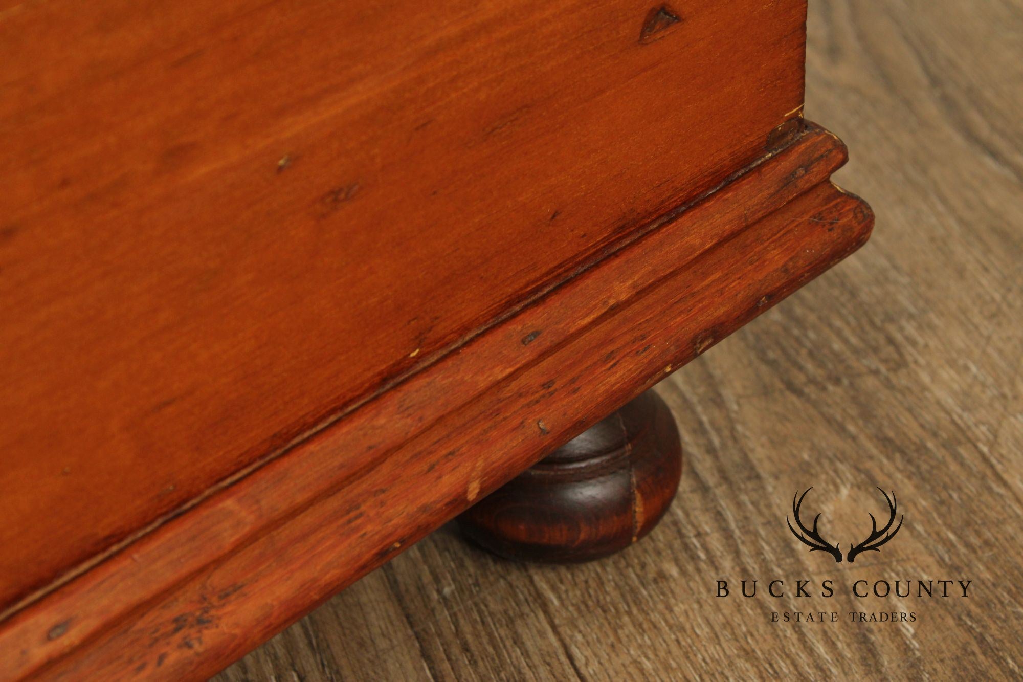 Antique American Pine Blanket Chest