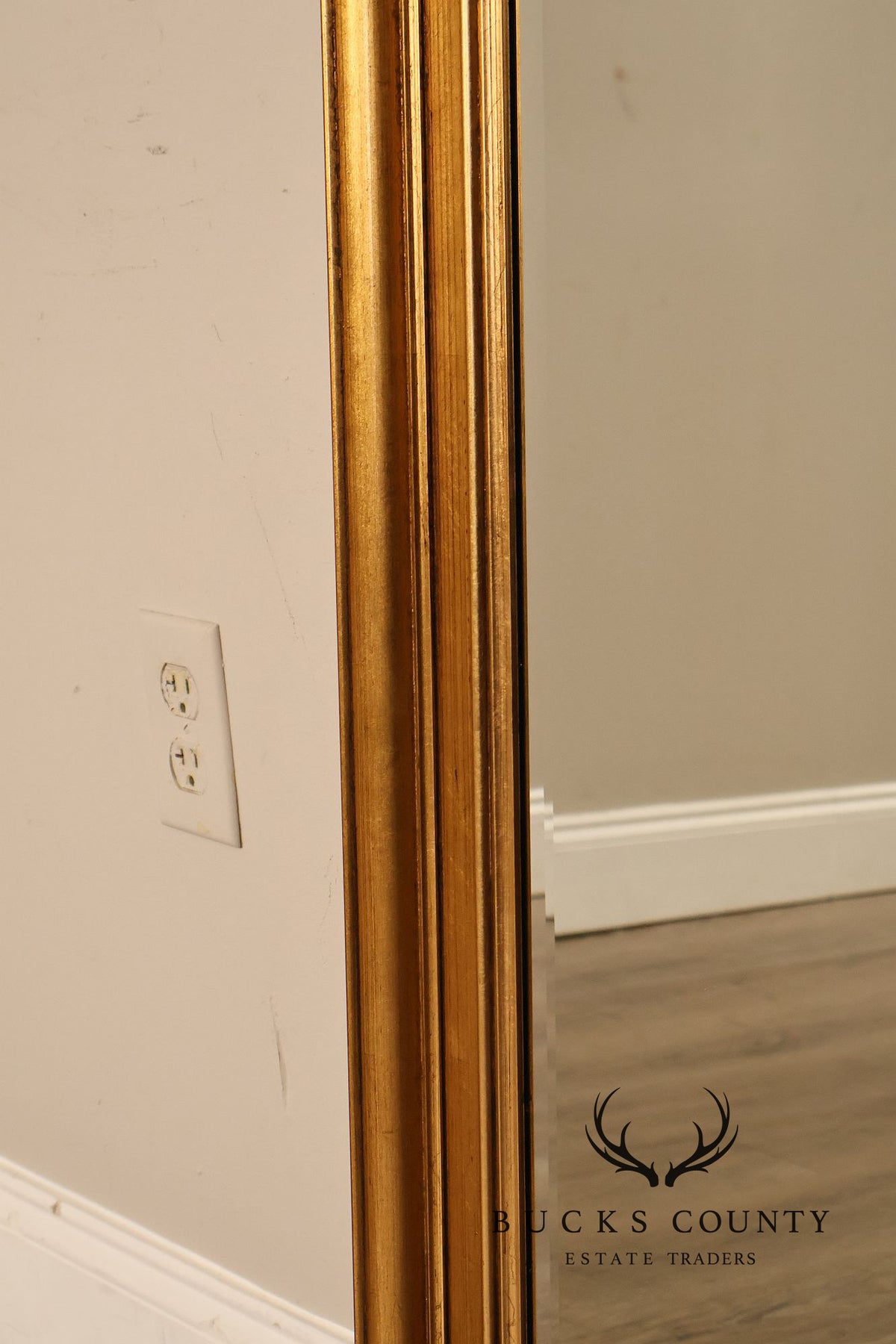 Traditional Gold Gilt Frame Beveled Wall Mirror