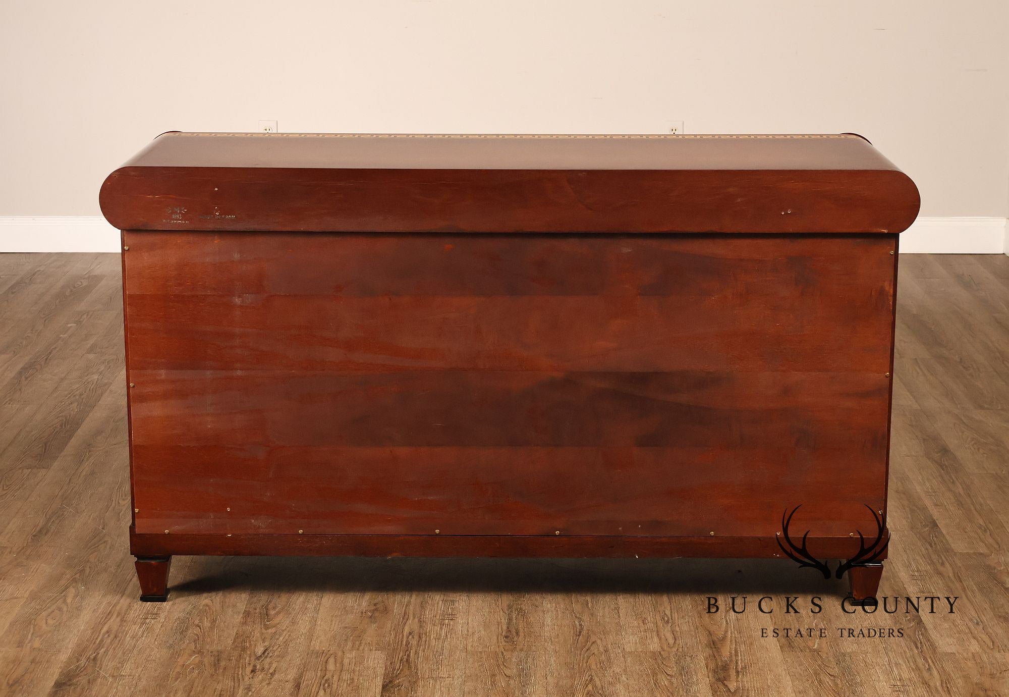 Mariner Neoclassical Empire Style Mahogany Ten Drawer Dresser