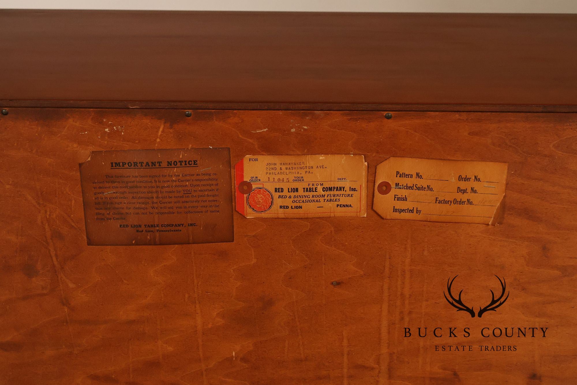 Red Lion Company Mid Century Modern Six Drawer High Chest