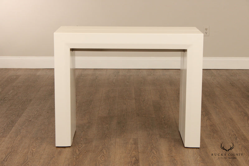 Expand Furniture Post Modern Convertible Console Dining Table