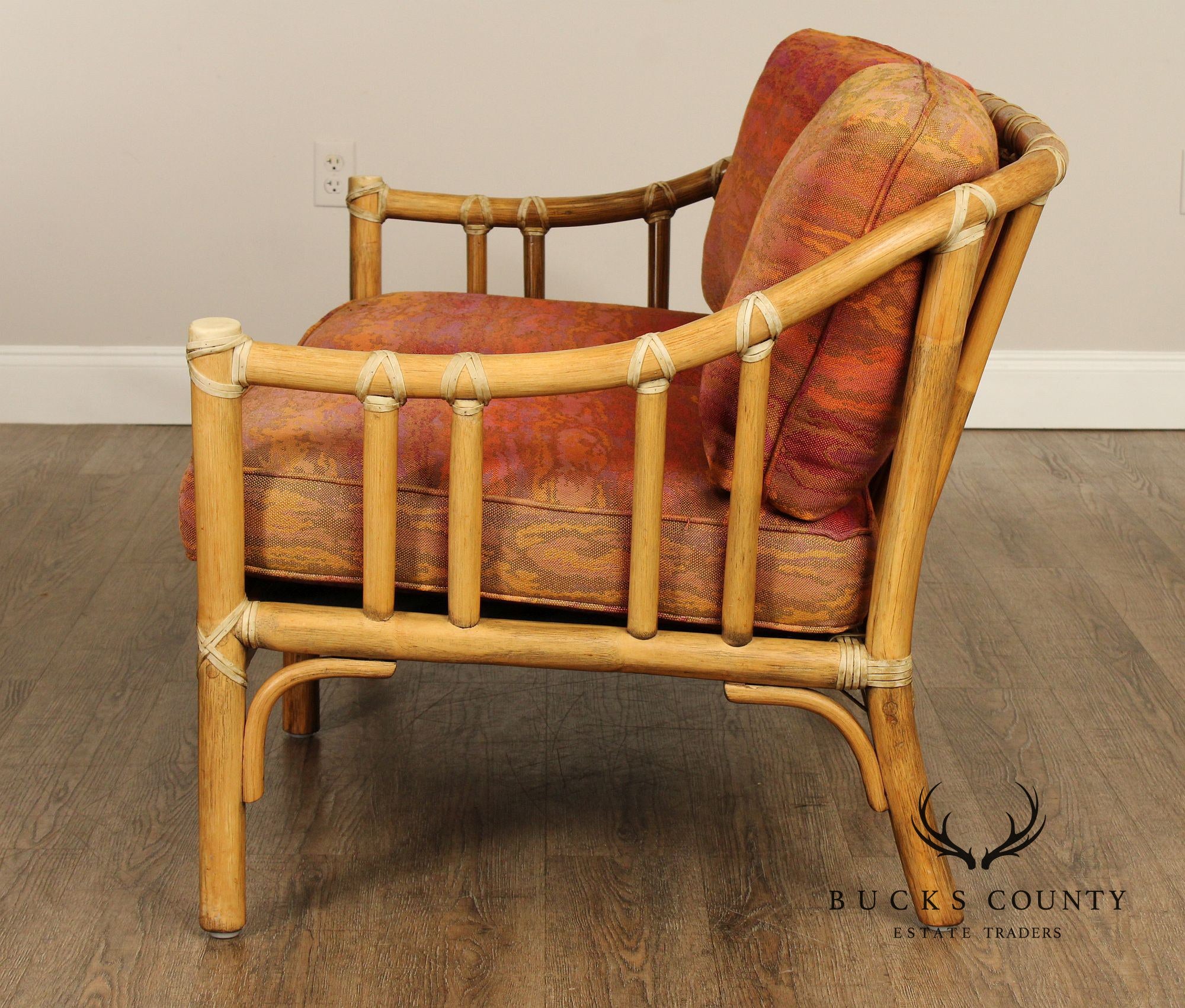 McGuire Vintage Bamboo Loveseat