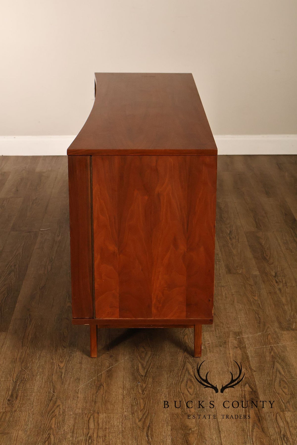 Young Manufacturing Mid Century Modern Walnut Sideboard