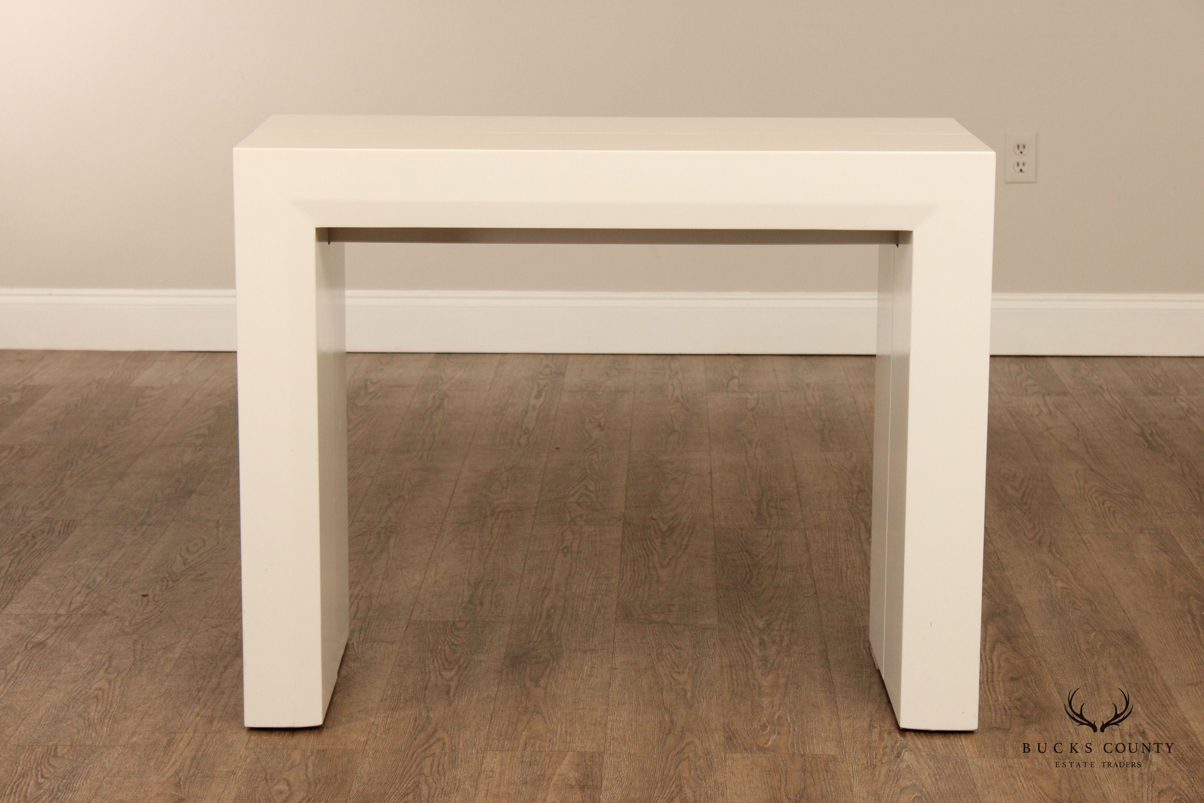 Expand Furniture Post Modern Convertible Console Dining Table