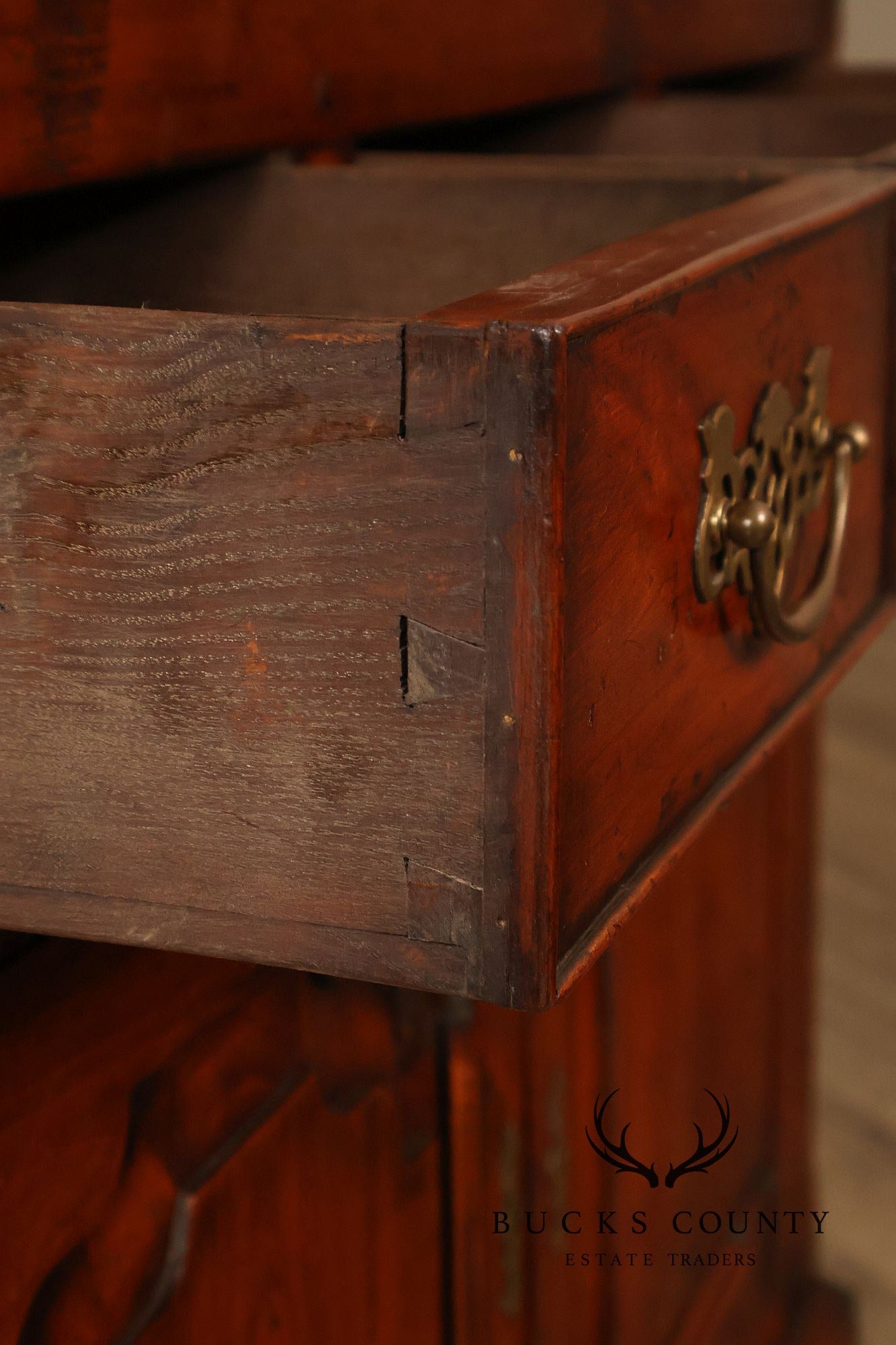 English Reproduction Georgian Style Linen Press Cabinet