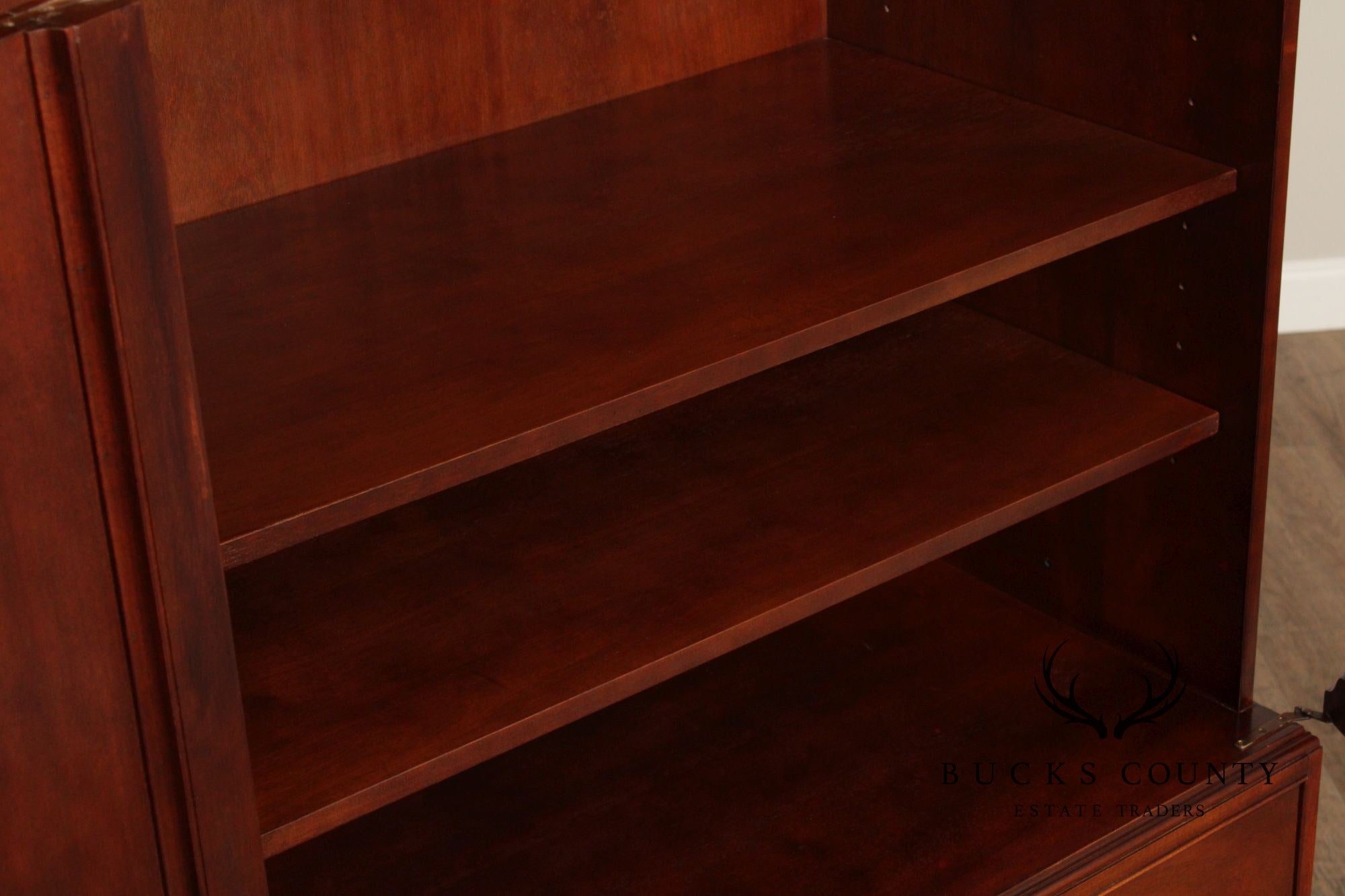 Baker Furniture Chippendale Style Mahogany Armoire