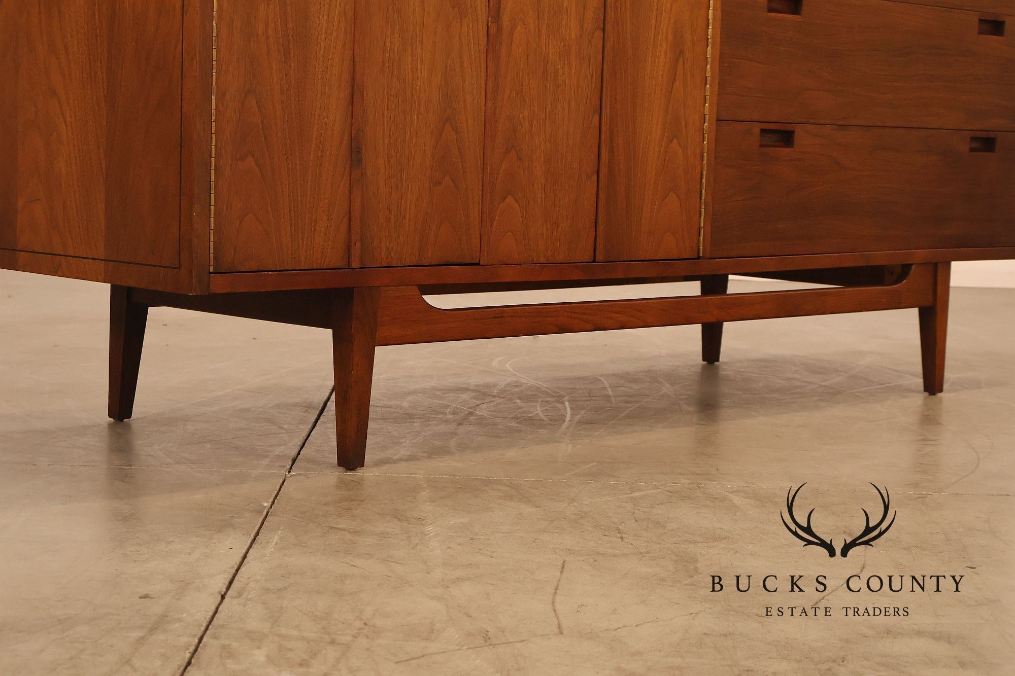 American of Martinsville Mid-Century Modern Walnut Dresser