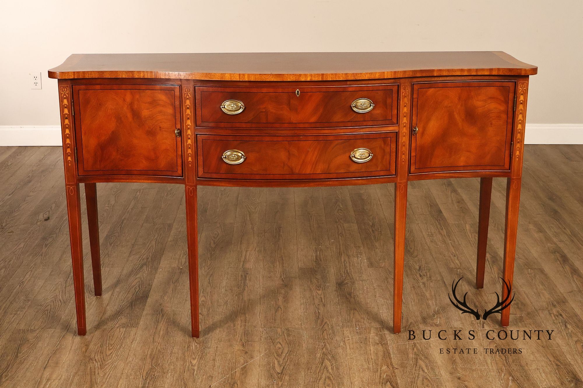 Ethan Allen Hepplewhite Style Mahogany Sideboard