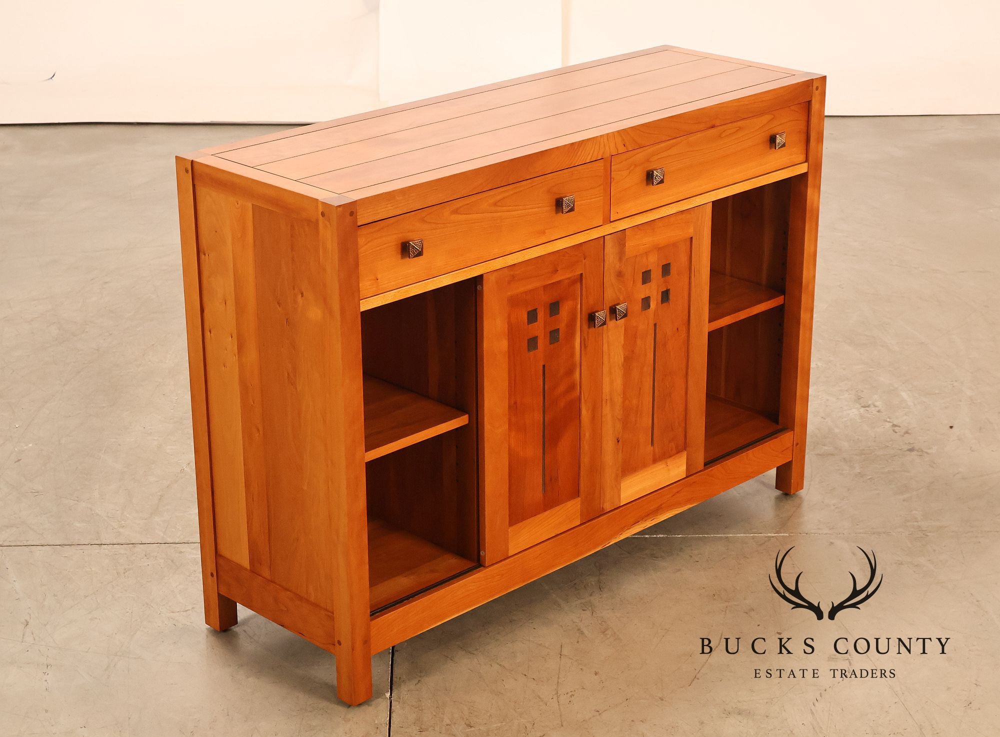 Stickley Highlands Mission Cherry Entertainment Console