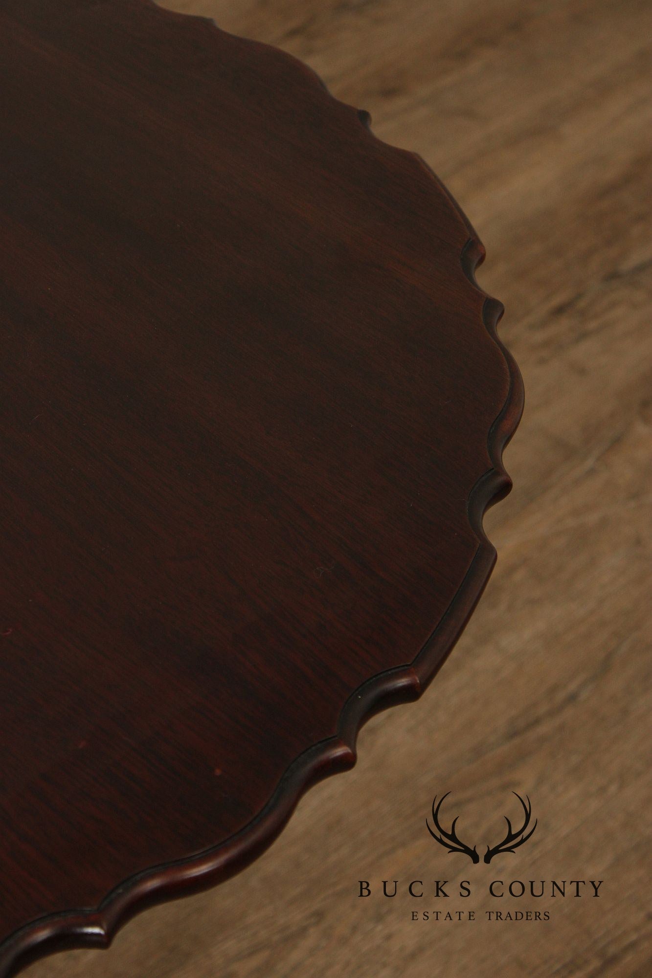 Stickley Federal Style Mahogany Pie Crust Tea Table